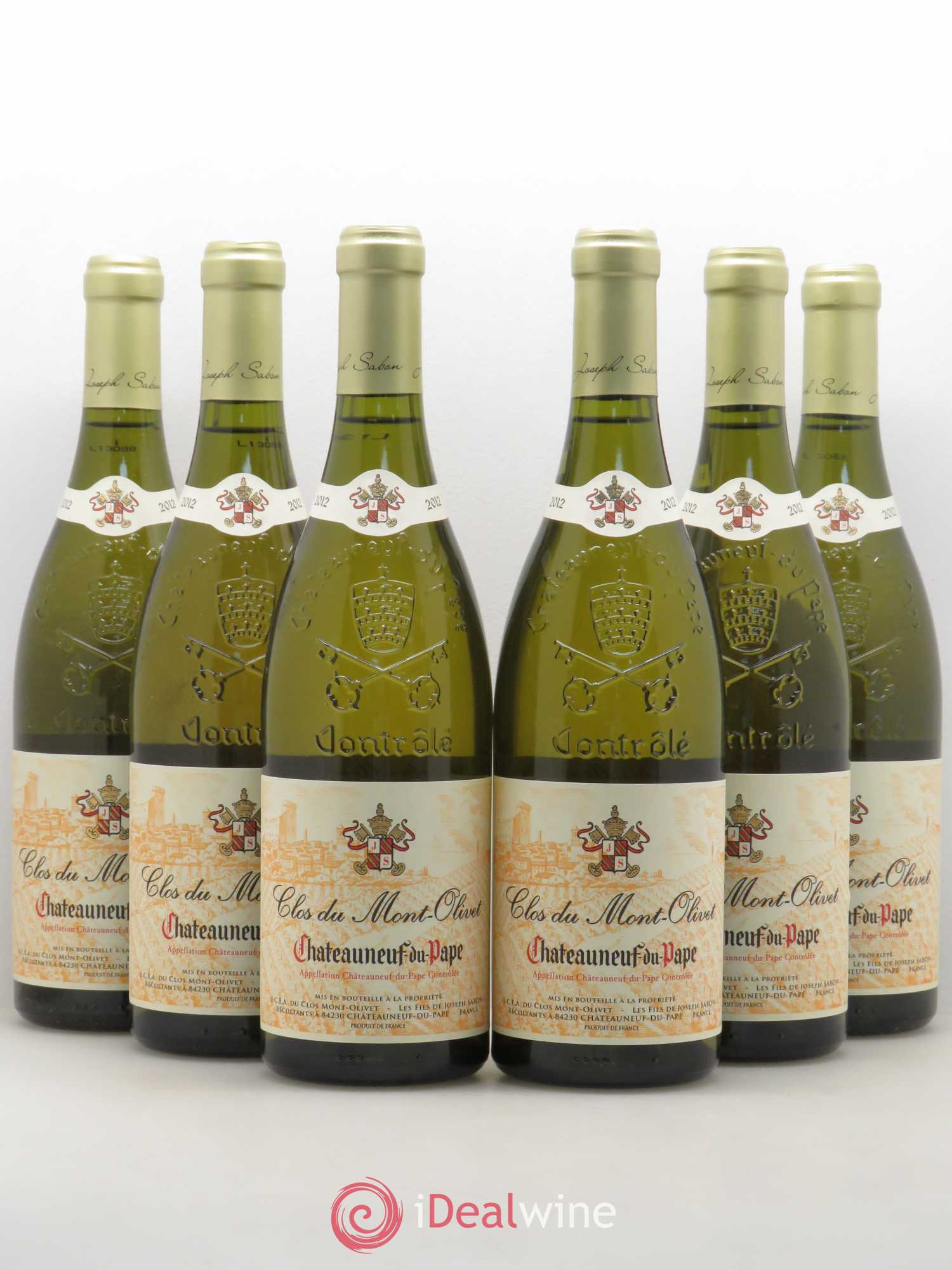 Châteauneuf-du-Pape Clos du Mont-Olivet 2012 - Lot de 6 bouteilles - 0