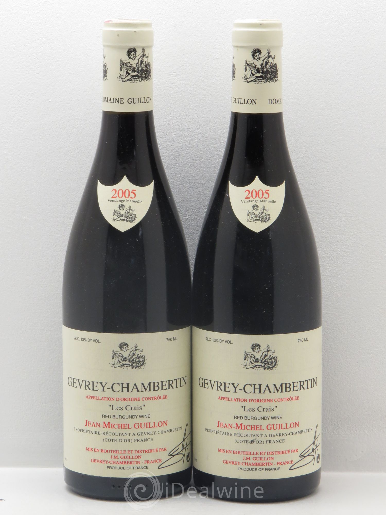 Gevrey-Chambertin Les Crais - Domaine Guillon 2005 - Posten von 2 Flaschen - 0