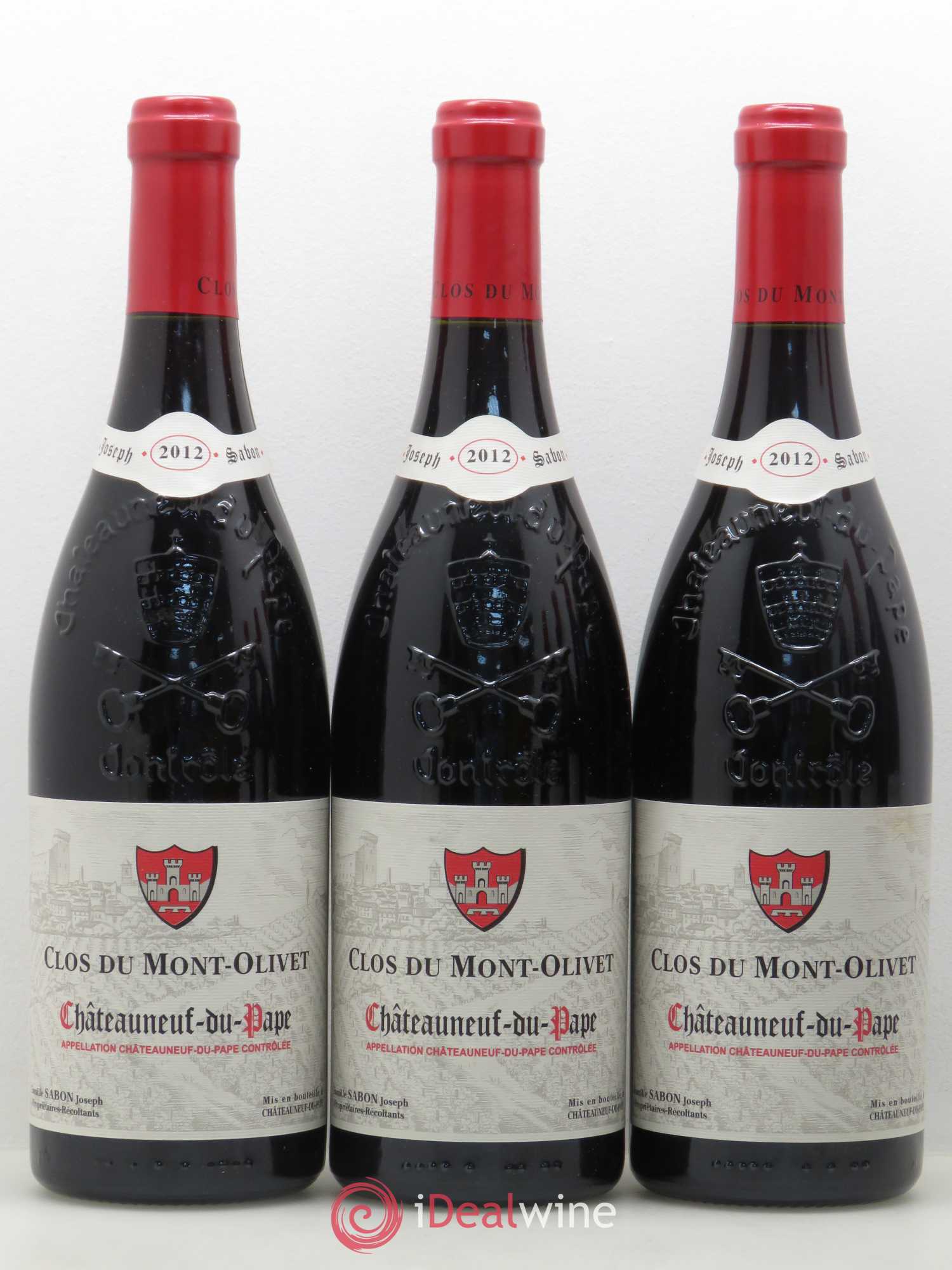 Châteauneuf-du-Pape Clos du Mont-Olivet 2012 - Lot de 6 bouteilles - 1