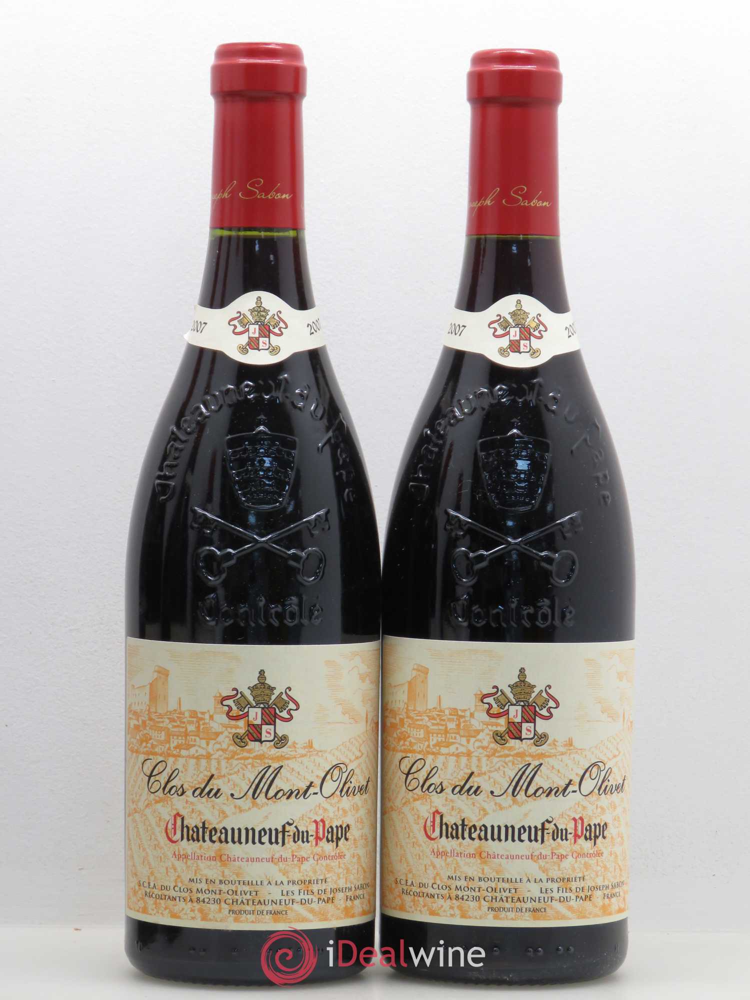 Châteauneuf-du-Pape Clos du Mont-Olivet 2007 - Lot de 5 bouteilles - 2