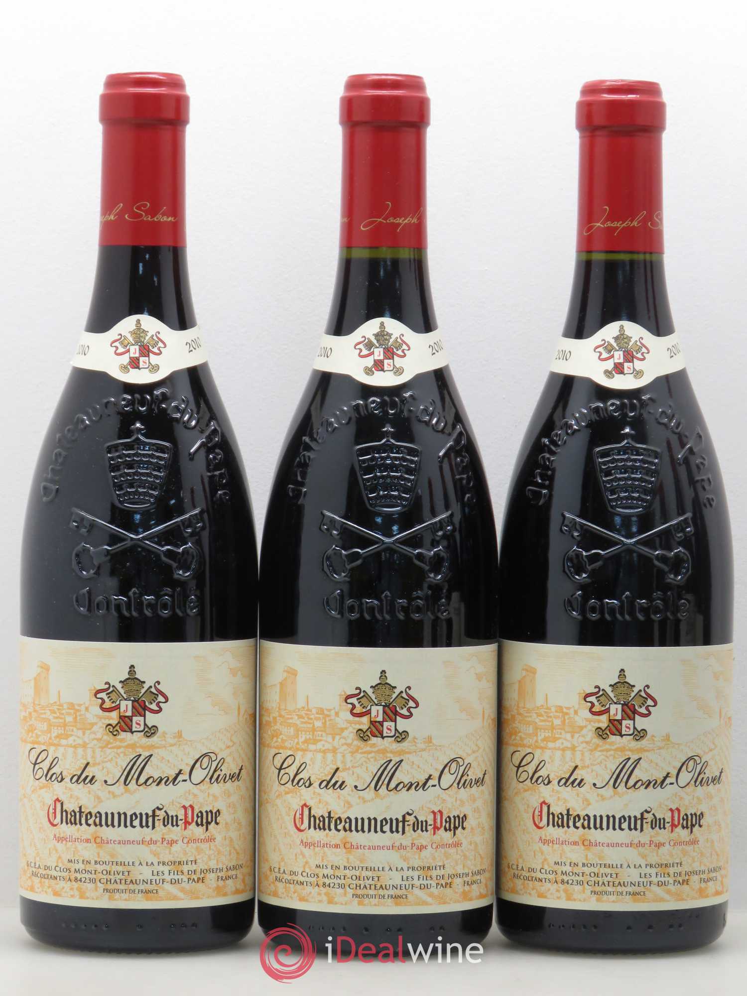 Châteauneuf-du-Pape Clos du Mont-Olivet 2010 - Lot de 6 bouteilles - 1