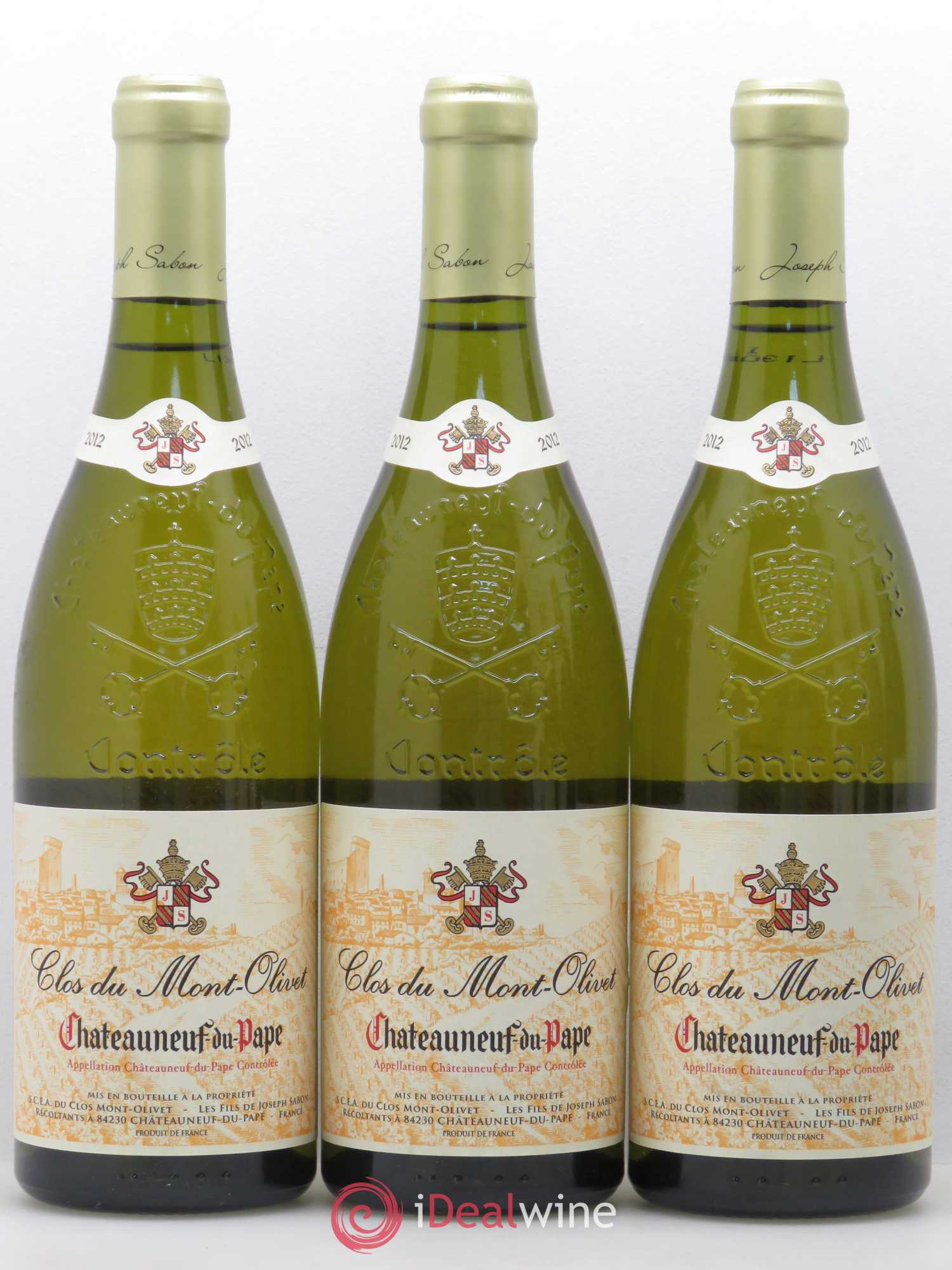 Châteauneuf-du-Pape Clos du Mont-Olivet 2012 - Lot de 6 bouteilles - 1