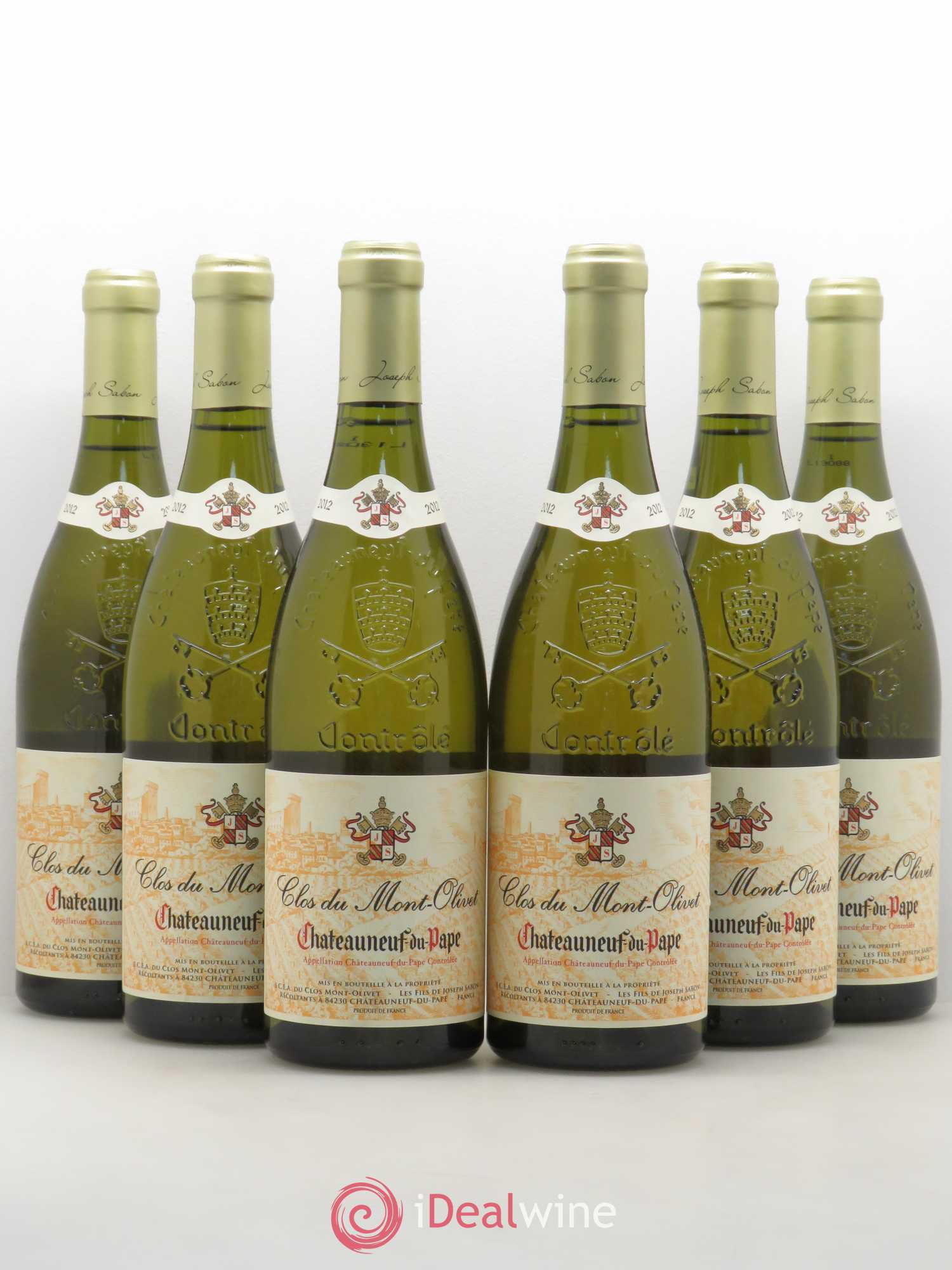 Châteauneuf-du-Pape Clos du Mont-Olivet 2012 - Lot de 6 bouteilles - 0
