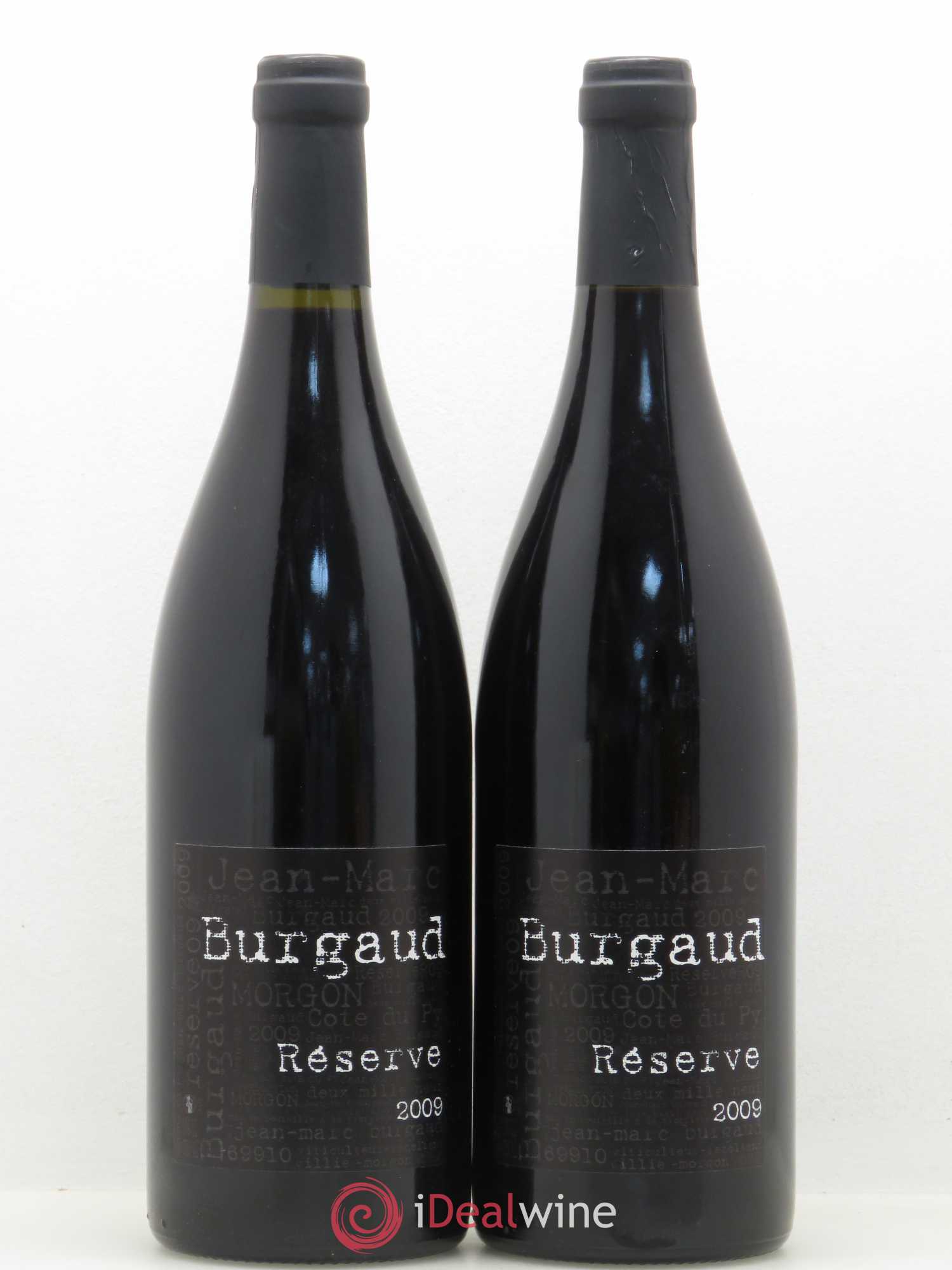 Morgon Côte du Py Réserve Jean-Marc Burgaud (Domaine) 2009 - Lot de 2 bouteilles - 0