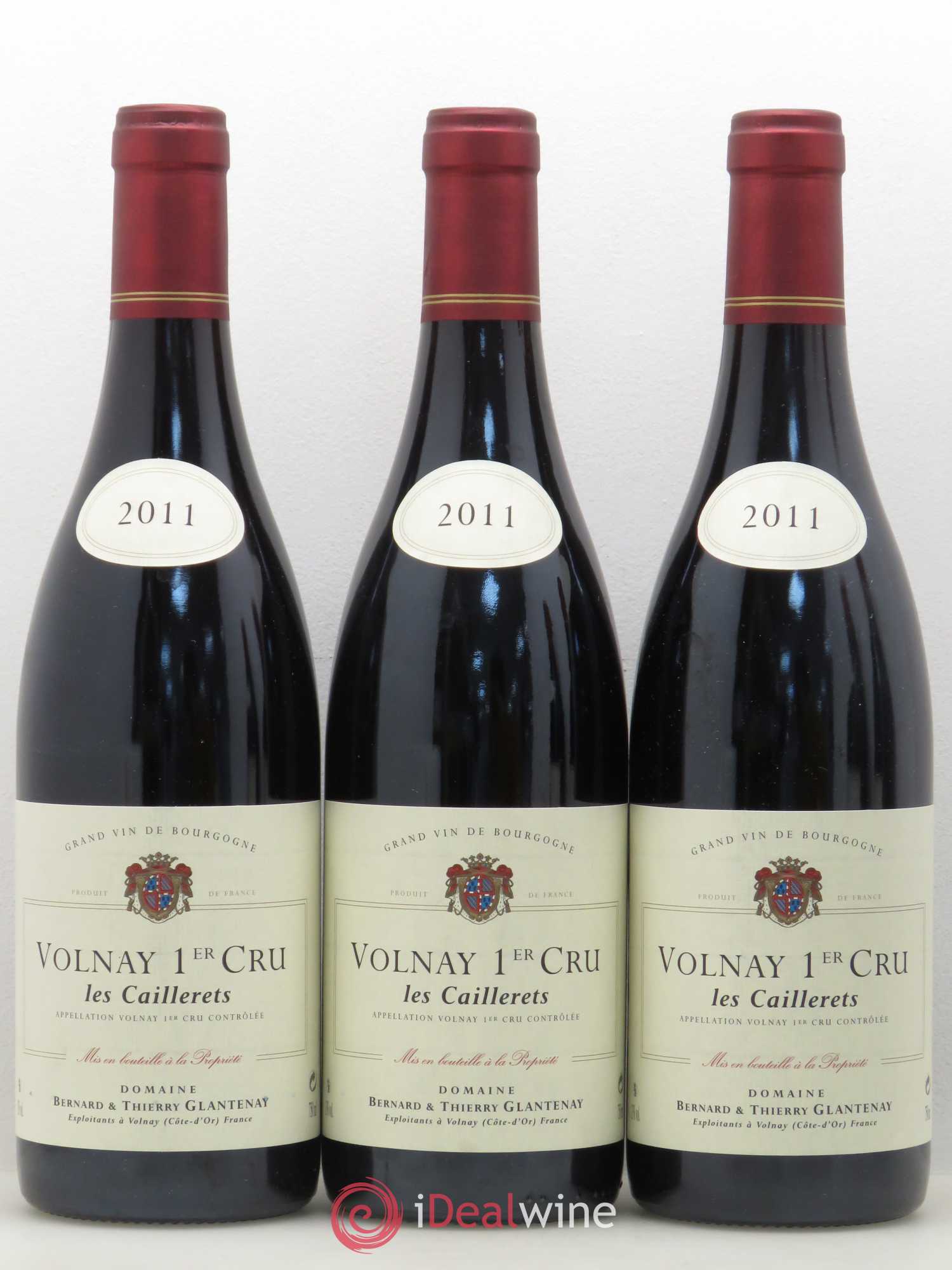 Volnay 1er Cru Les Caillerets Bernard et Thierry Glantenay (Domaine) 2011 - Lot de 5 bouteilles - 1