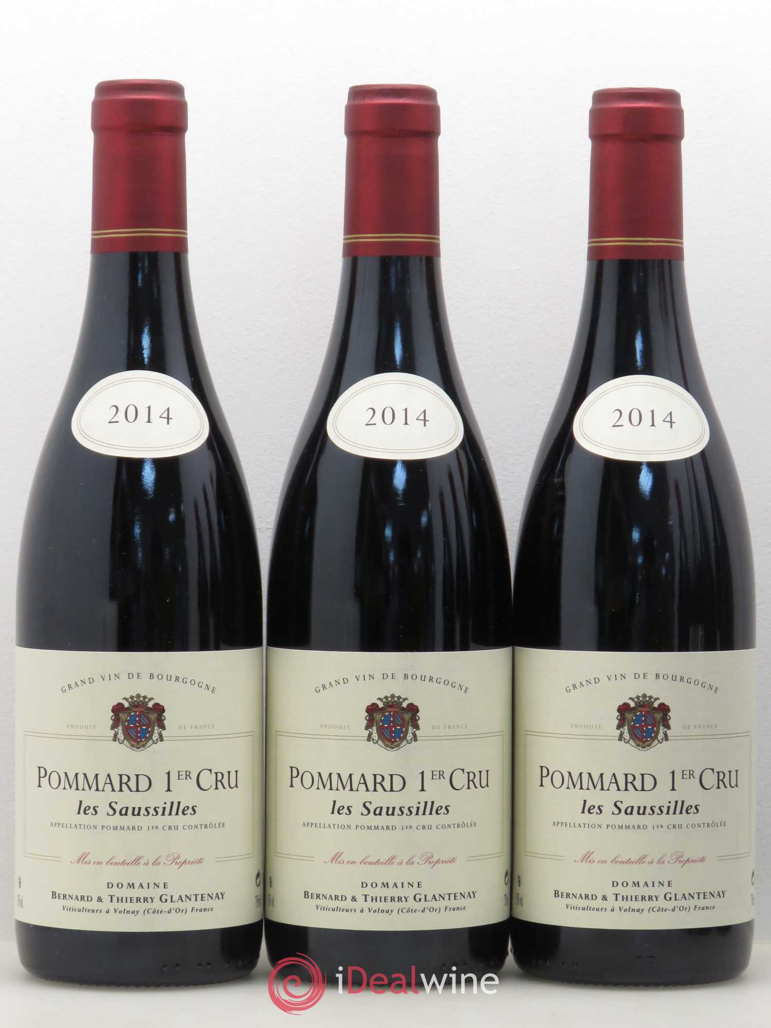 Pommard 1er Cru Les Saussilles Bernard et Thierry Glantenay (Domaine) 2014 - Lot de 6 bouteilles - 1