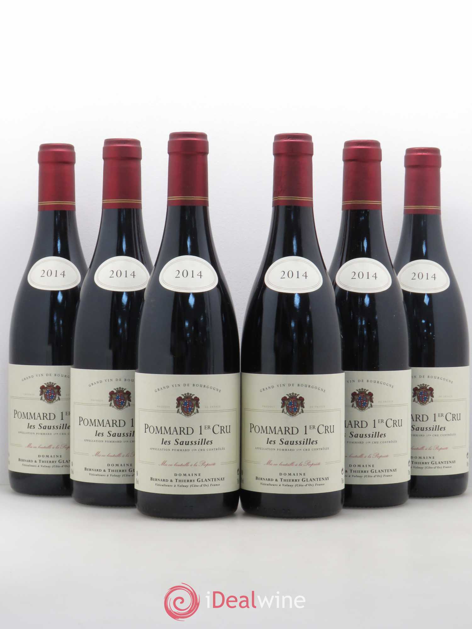 Pommard 1er Cru Les Saussilles Bernard et Thierry Glantenay (Domaine) 2014 - Lot de 6 bouteilles - 0