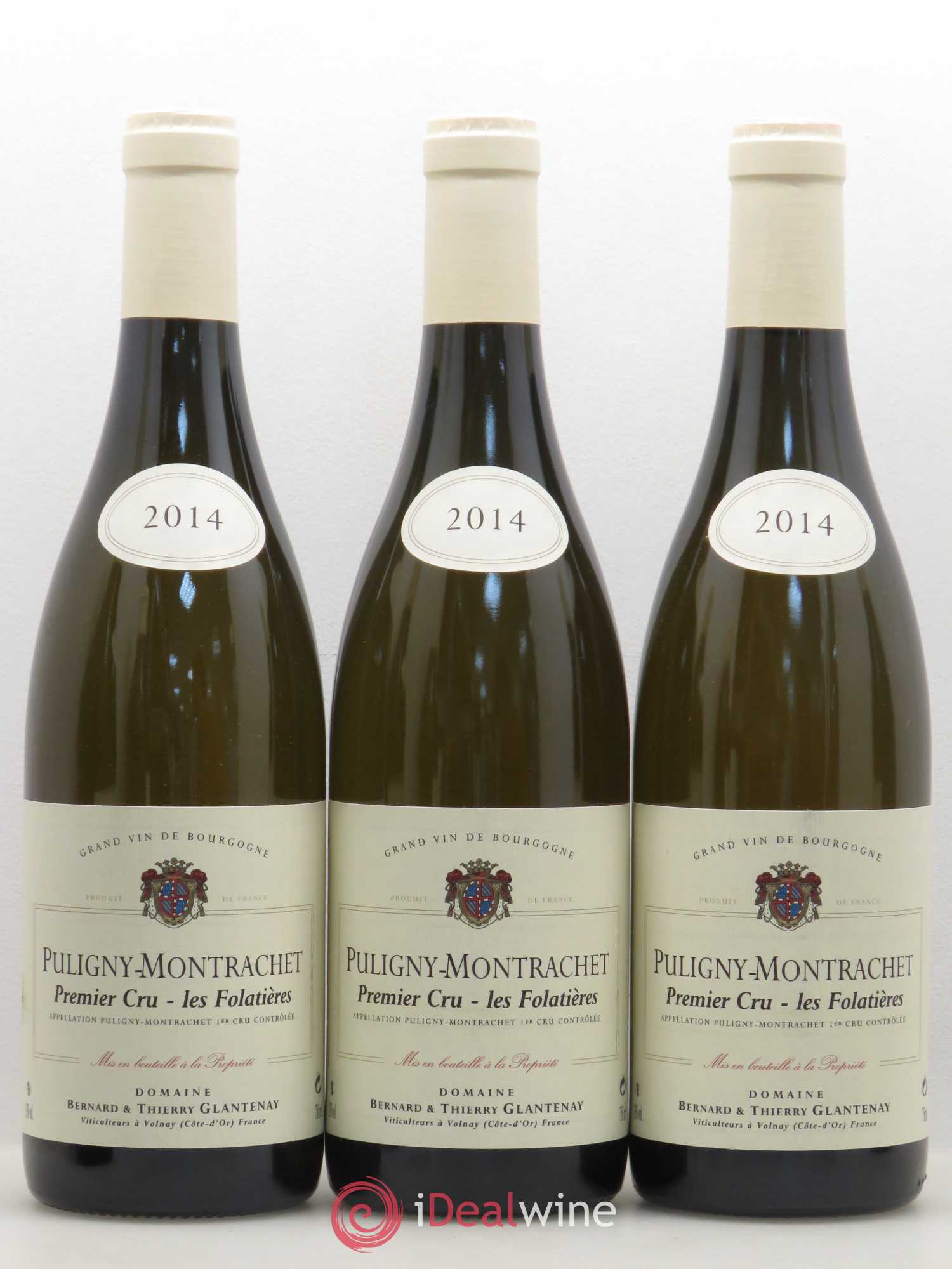 Puligny-Montrachet 1er Cru Les Folatières Bernard et Thierry Glantenay (Domaine) 2014 - Lot de 6 bouteilles - 2