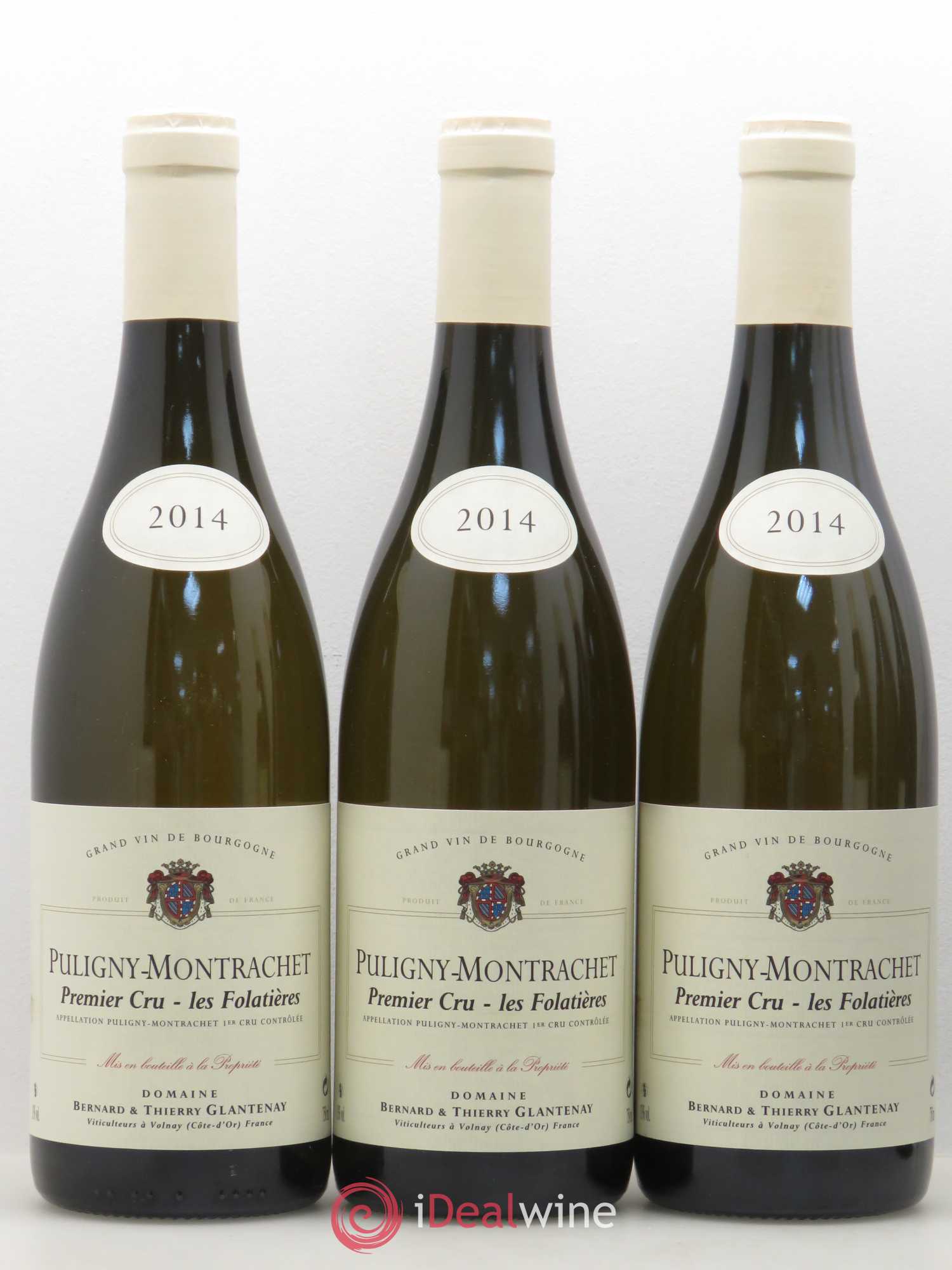 Puligny-Montrachet 1er Cru Les Folatières Bernard et Thierry Glantenay (Domaine) 2014 - Lot de 6 bouteilles - 1
