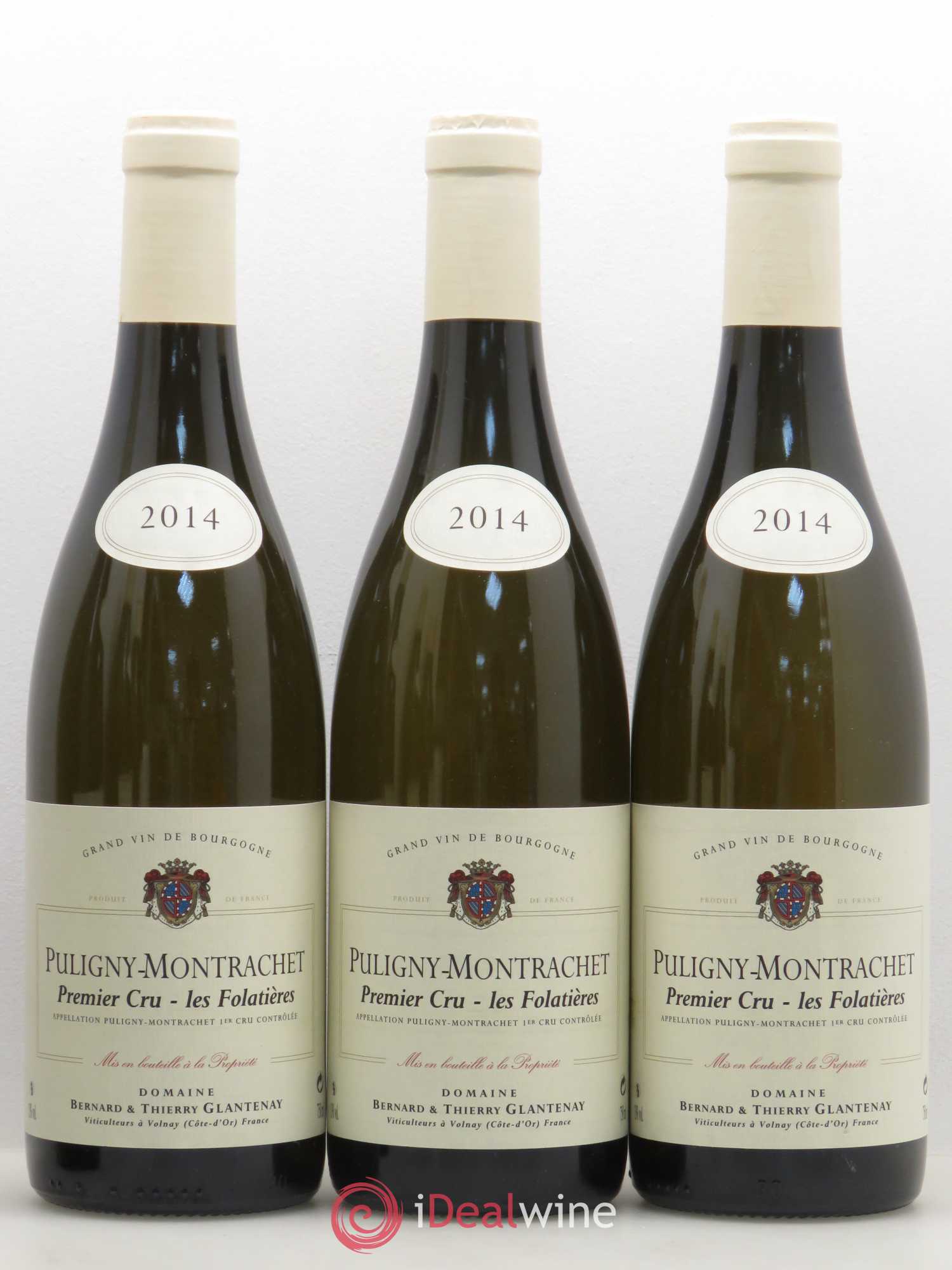Puligny-Montrachet 1er Cru Les Folatières Bernard et Thierry Glantenay (Domaine) 2014 - Lot de 6 bouteilles - 2