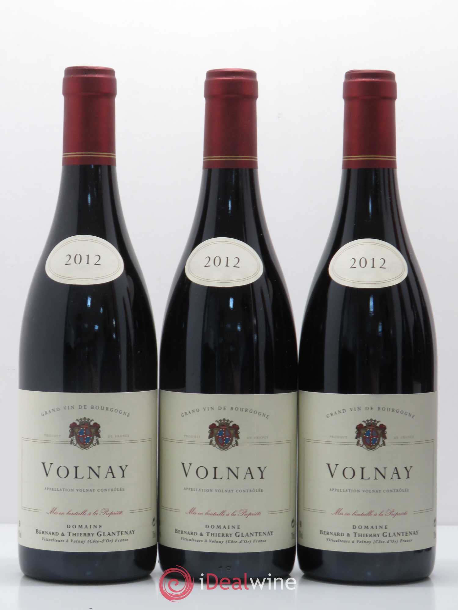 Volnay Bernard et Thierry Glantenay (Domaine) 2012 - Lot de 6 bouteilles - 2