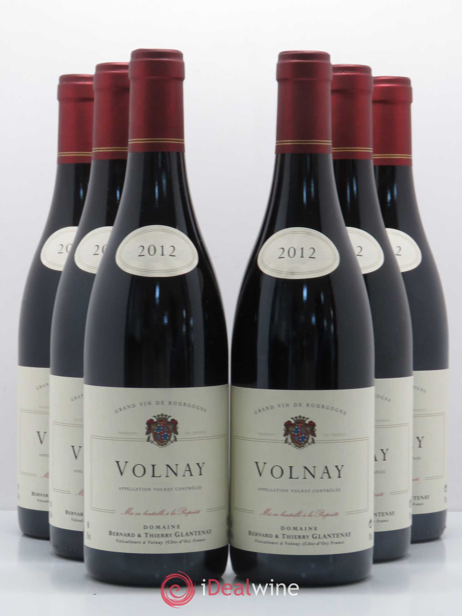 Volnay Bernard et Thierry Glantenay (Domaine) 2012 - Lot de 6 bouteilles - 0