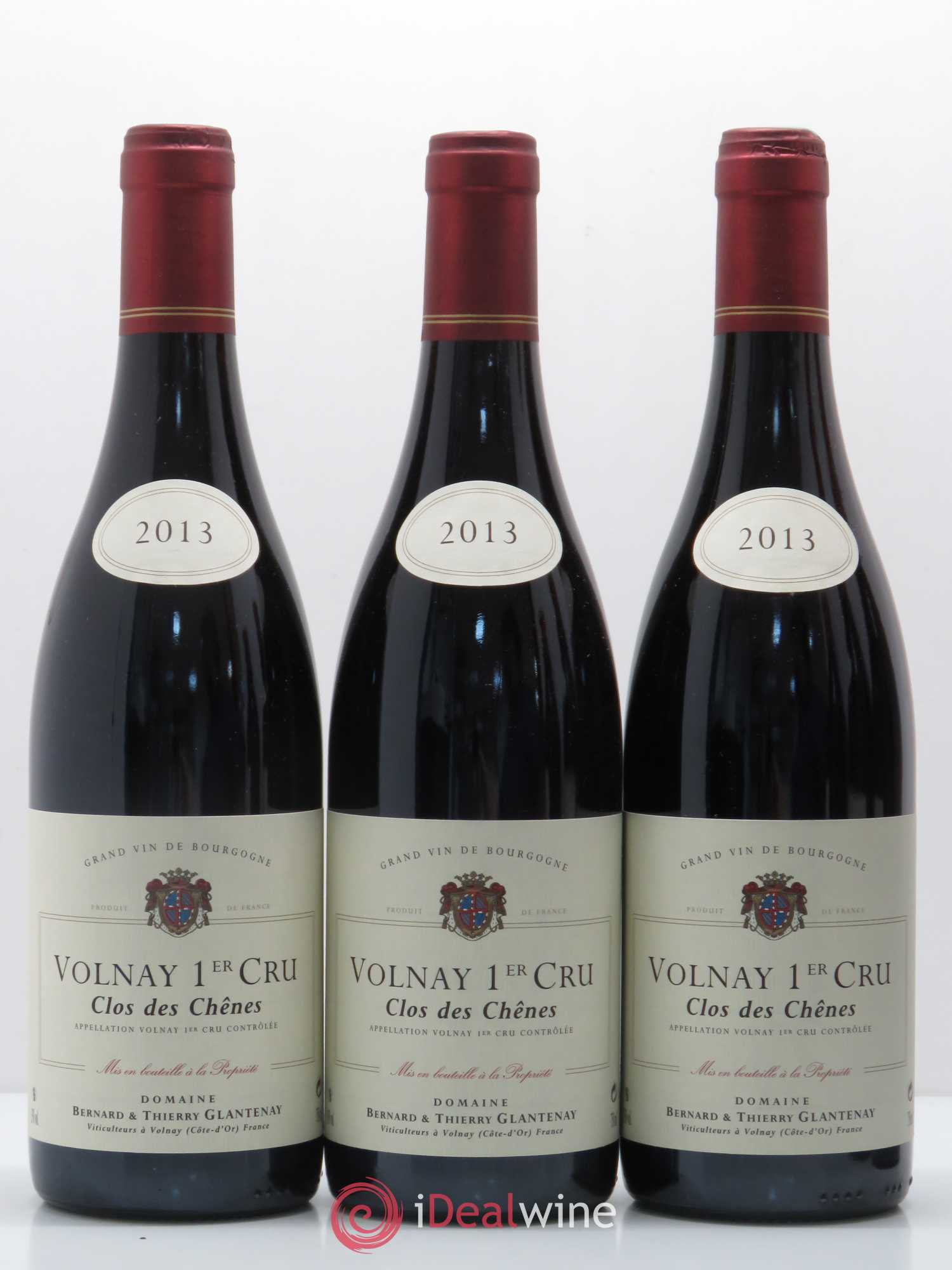 Volnay 1er Cru Clos des Chênes Bernard et Thierry Glantenay (Domaine) 2013 - Lot de 6 bouteilles - 1