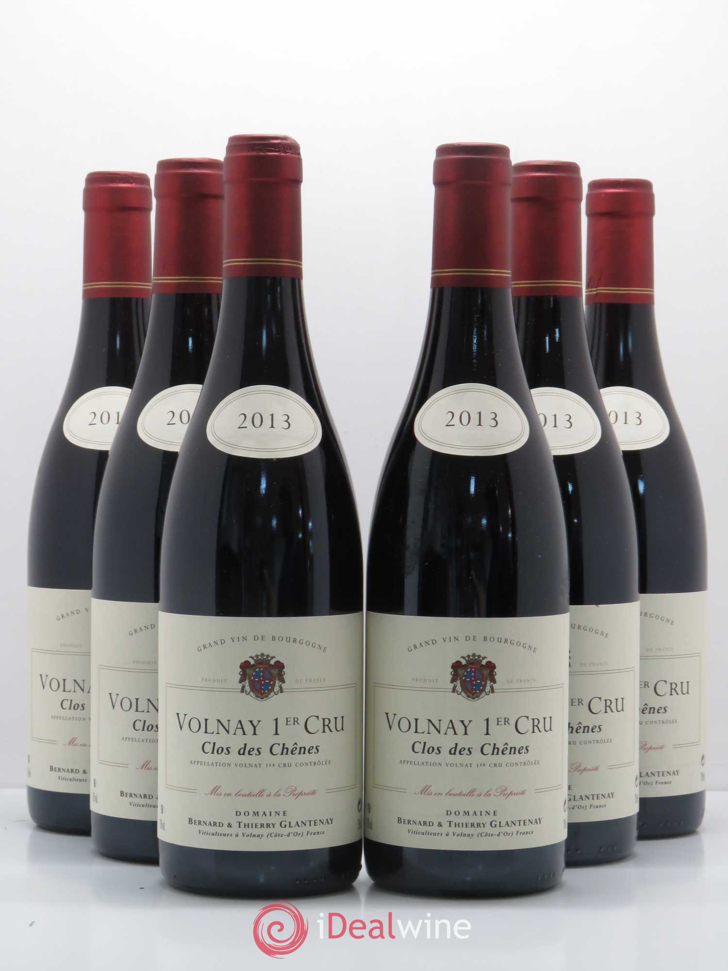 Volnay 1er Cru Clos des Chênes Bernard et Thierry Glantenay (Domaine) 2013 - Lot de 6 bouteilles - 0