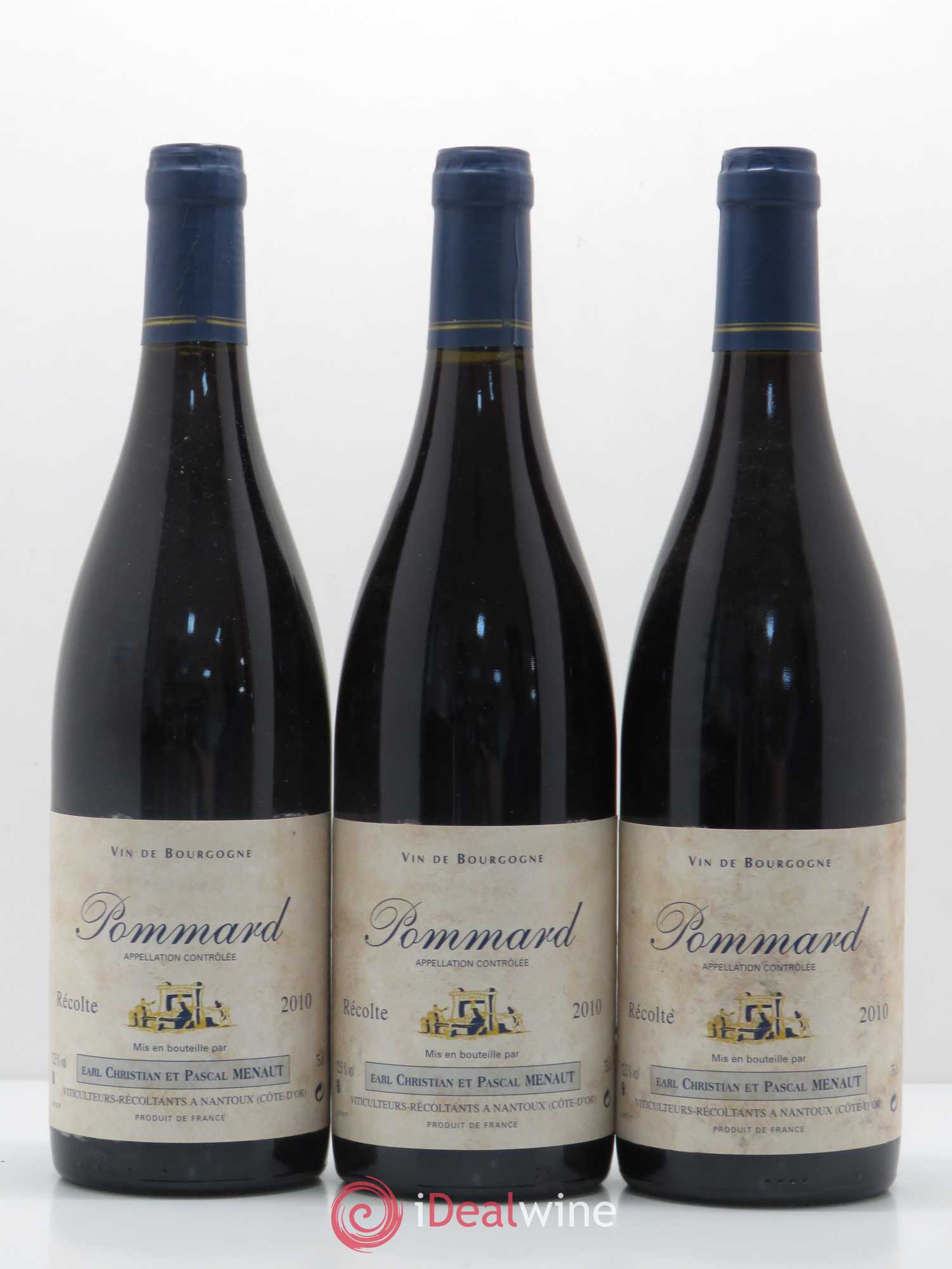 Pommard Christian Menaut 2010 - Lot de 6 bouteilles - 2