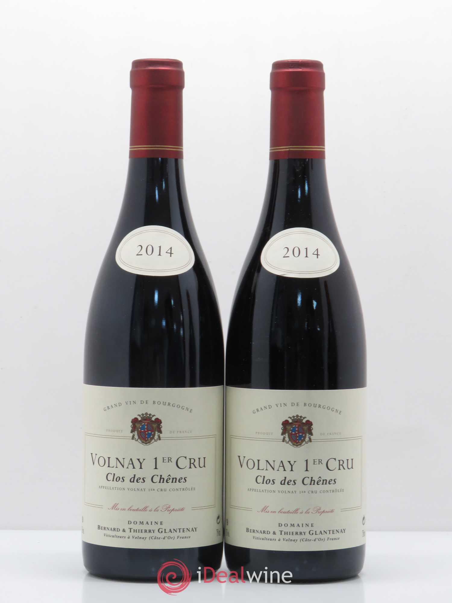 Volnay 1er Cru Clos des Chênes Bernard et Thierry Glantenay (Domaine) 2014 - Lot de 2 bouteilles - 0