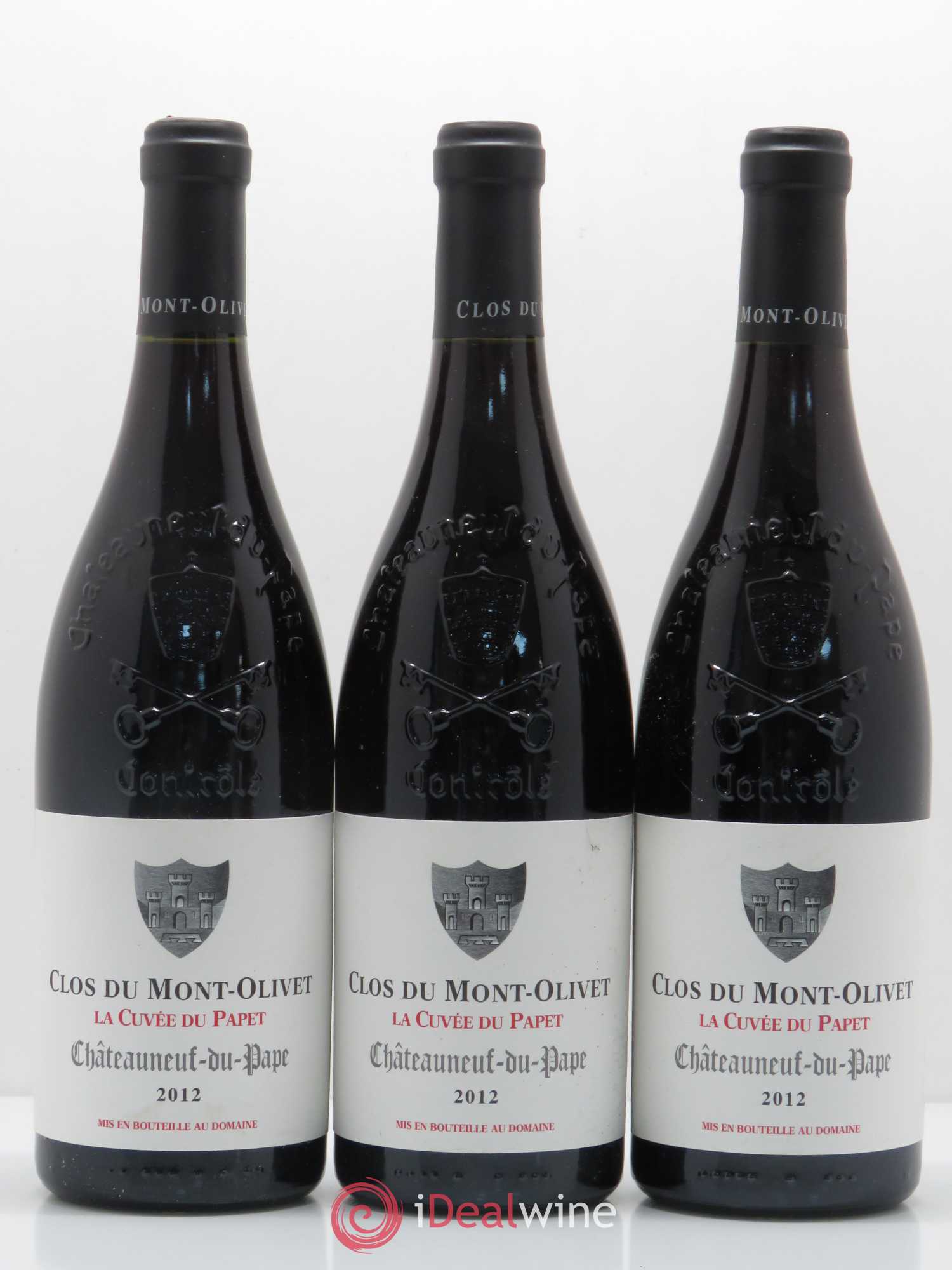 Châteauneuf-du-Pape Cuvée du Papet Clos du Mont-Olivet 2012 - Lot de 3 bouteilles - 0