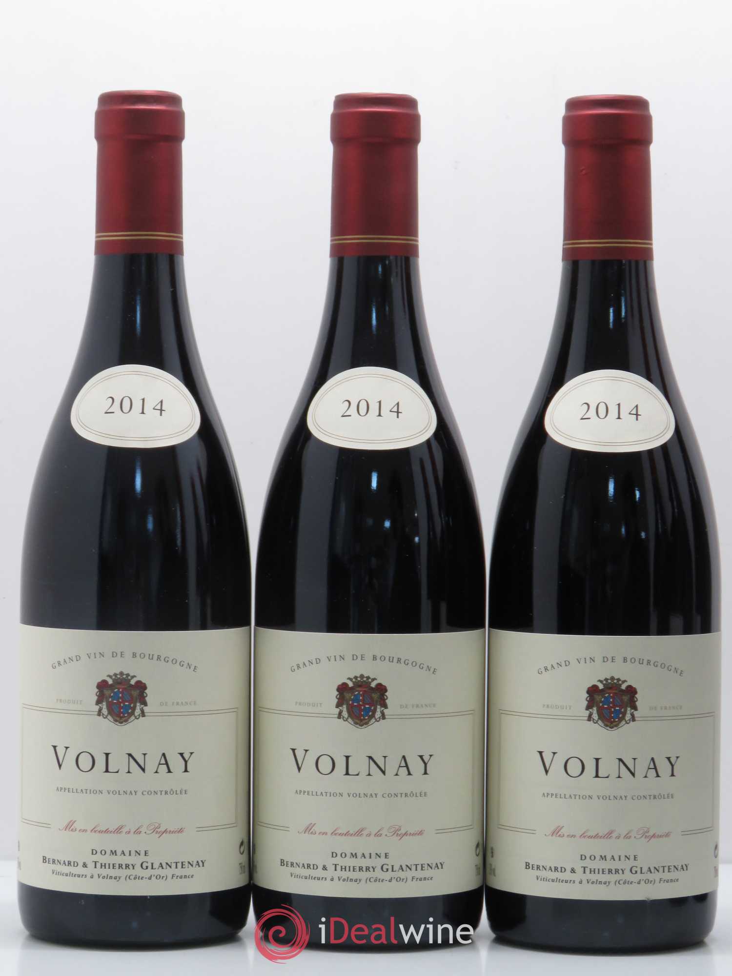 Volnay Bernard et Thierry Glantenay (Domaine) 2014 - Lot de 3 bouteilles - 0