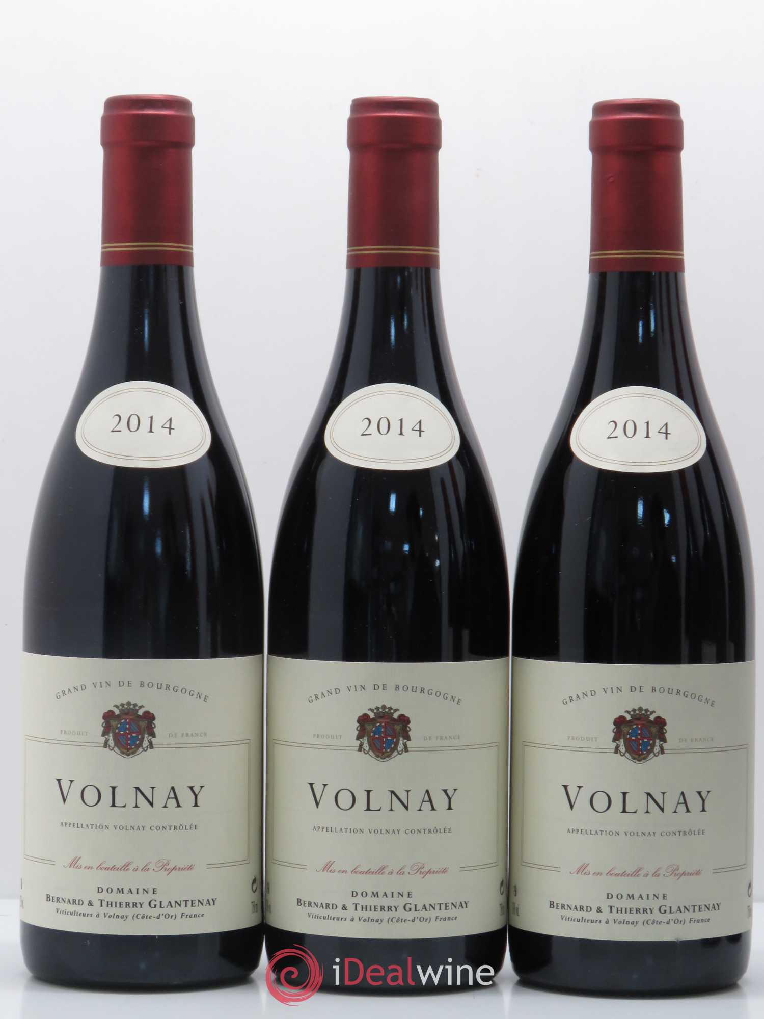 Volnay Bernard et Thierry Glantenay (Domaine) 2014 - Lot de 3 bouteilles - 0