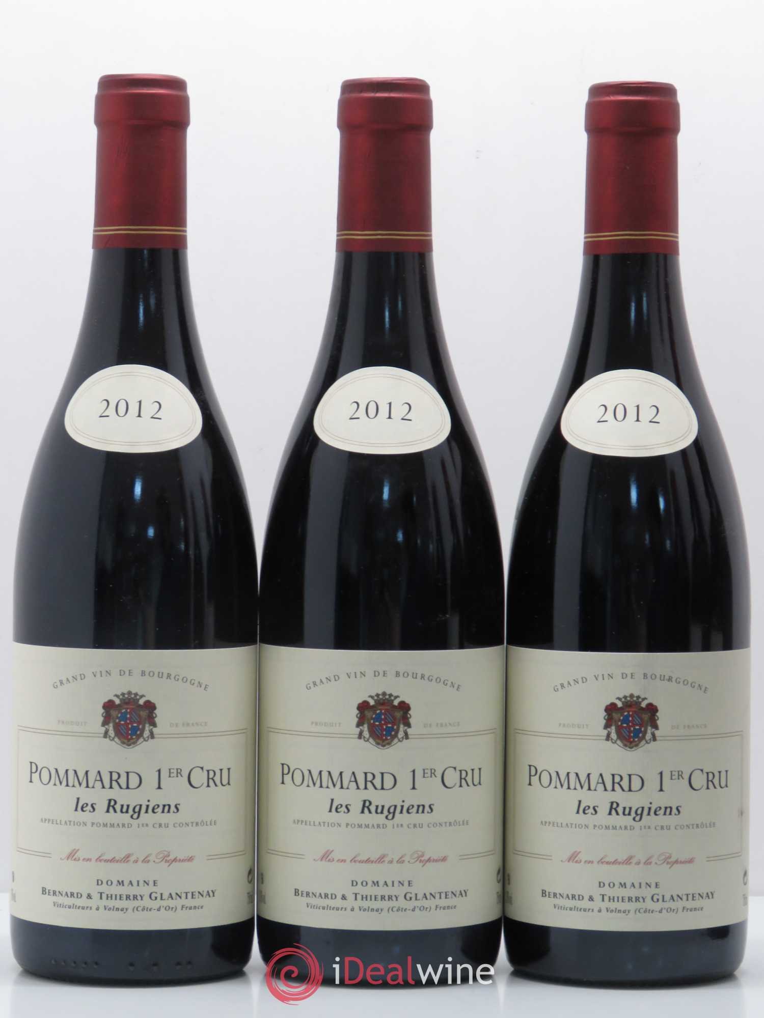 Pommard 1er Cru Les Rugiens Bernard et Thierry Glantenay (Domaine) 2012 - Lot de 6 bouteilles - 2