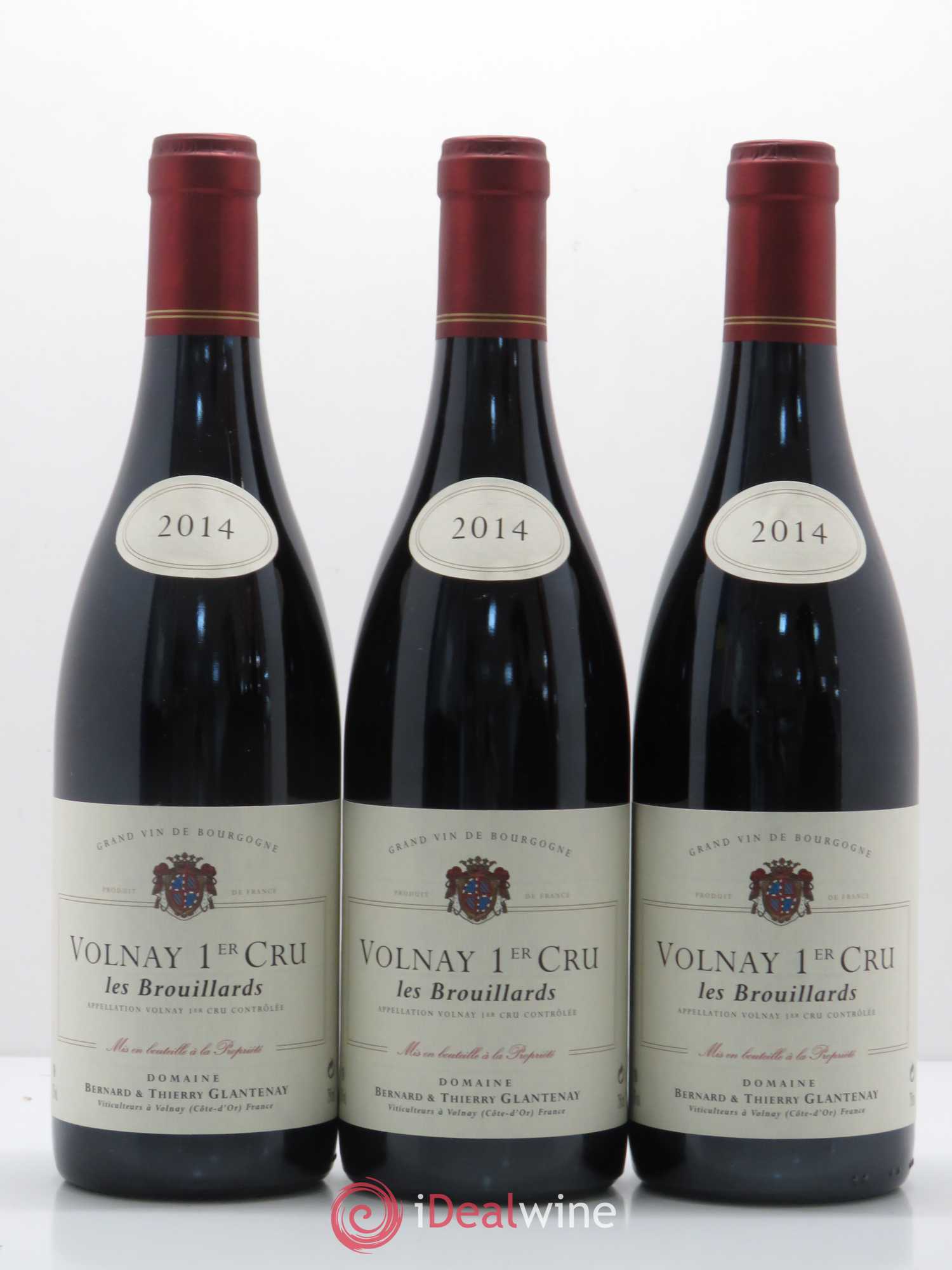 Volnay 1er Cru Les Brouillards Bernard et Thierry Glantenay (Domaine) 2014 - Lot de 3 bouteilles - 0