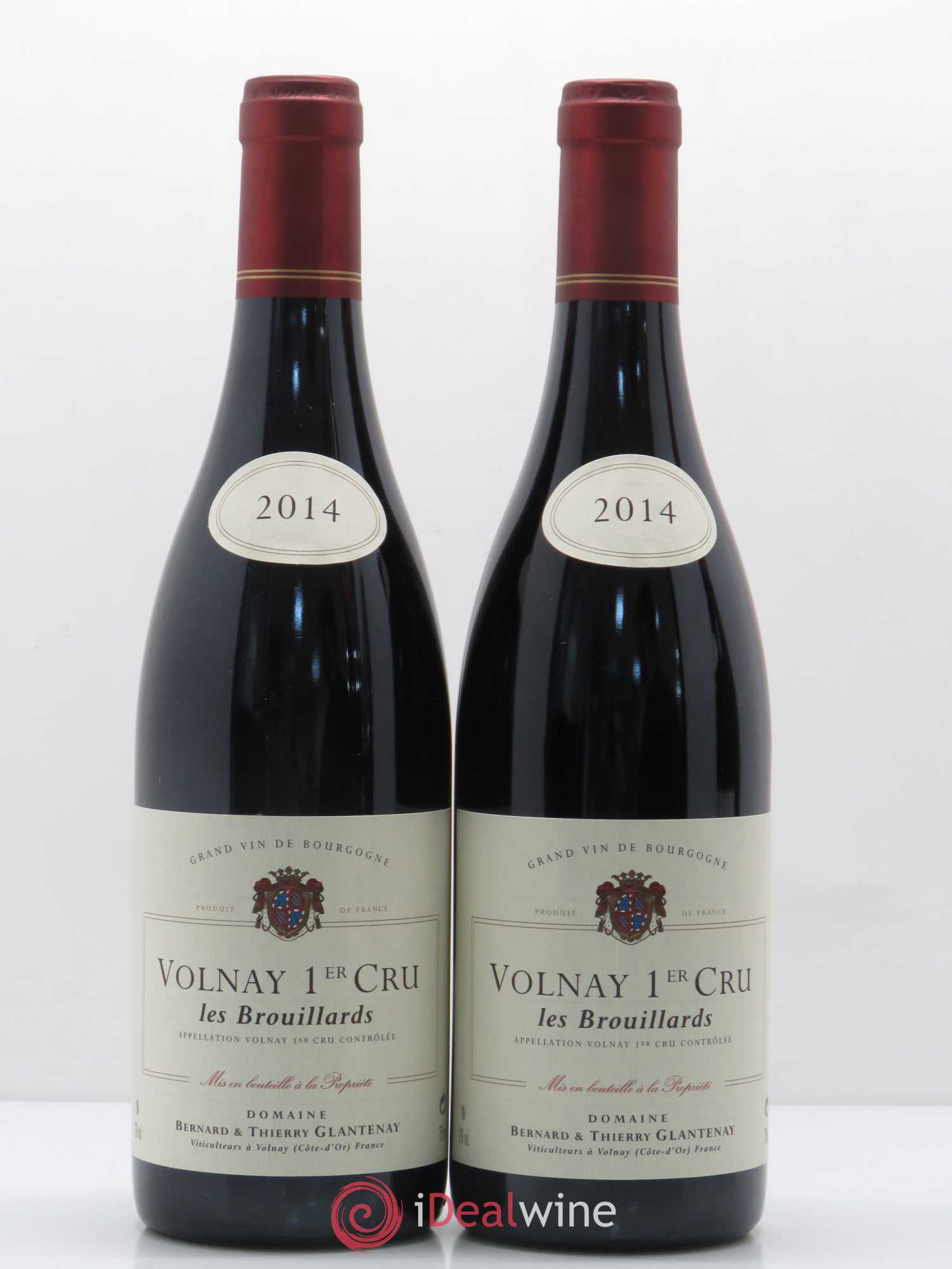Volnay 1er Cru Les Brouillards Bernard et Thierry Glantenay (Domaine) 2014 - Lot de 2 bouteilles - 0