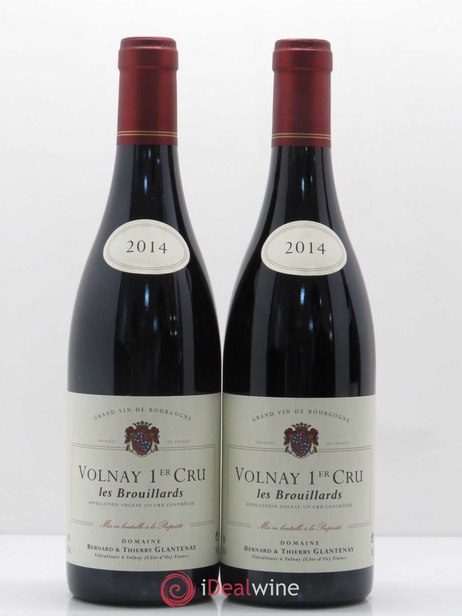Volnay 1er Cru Les Brouillards Bernard et Thierry Glantenay (Domaine) 2014 - Lot de 2 bouteilles - 0