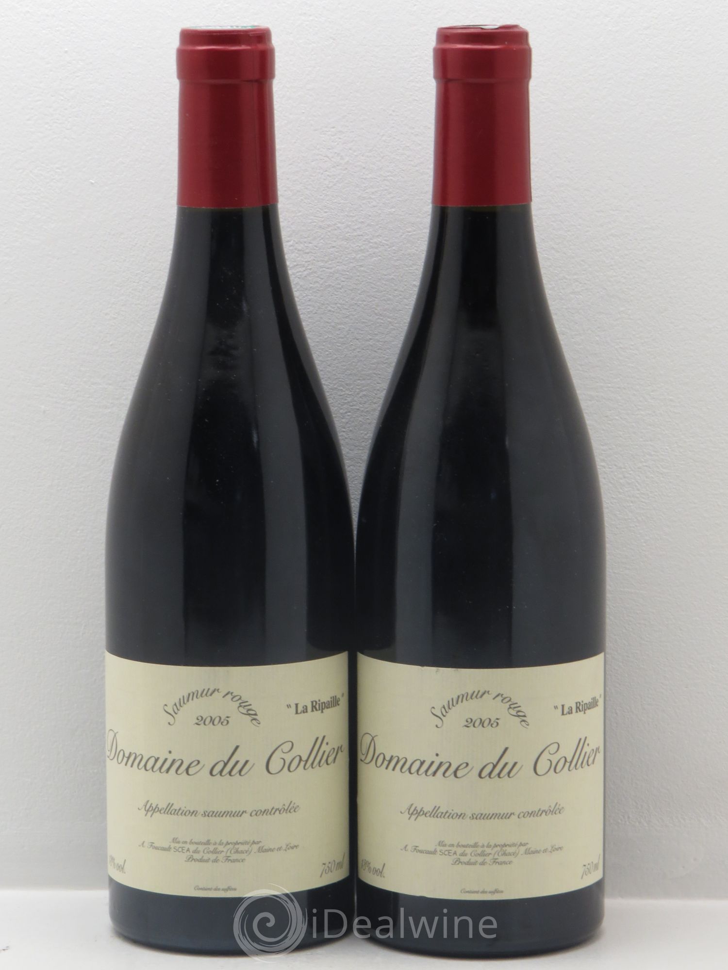Saumur La Ripaille Domaine du Collier 2005 - Lot de 2 bouteilles - 0