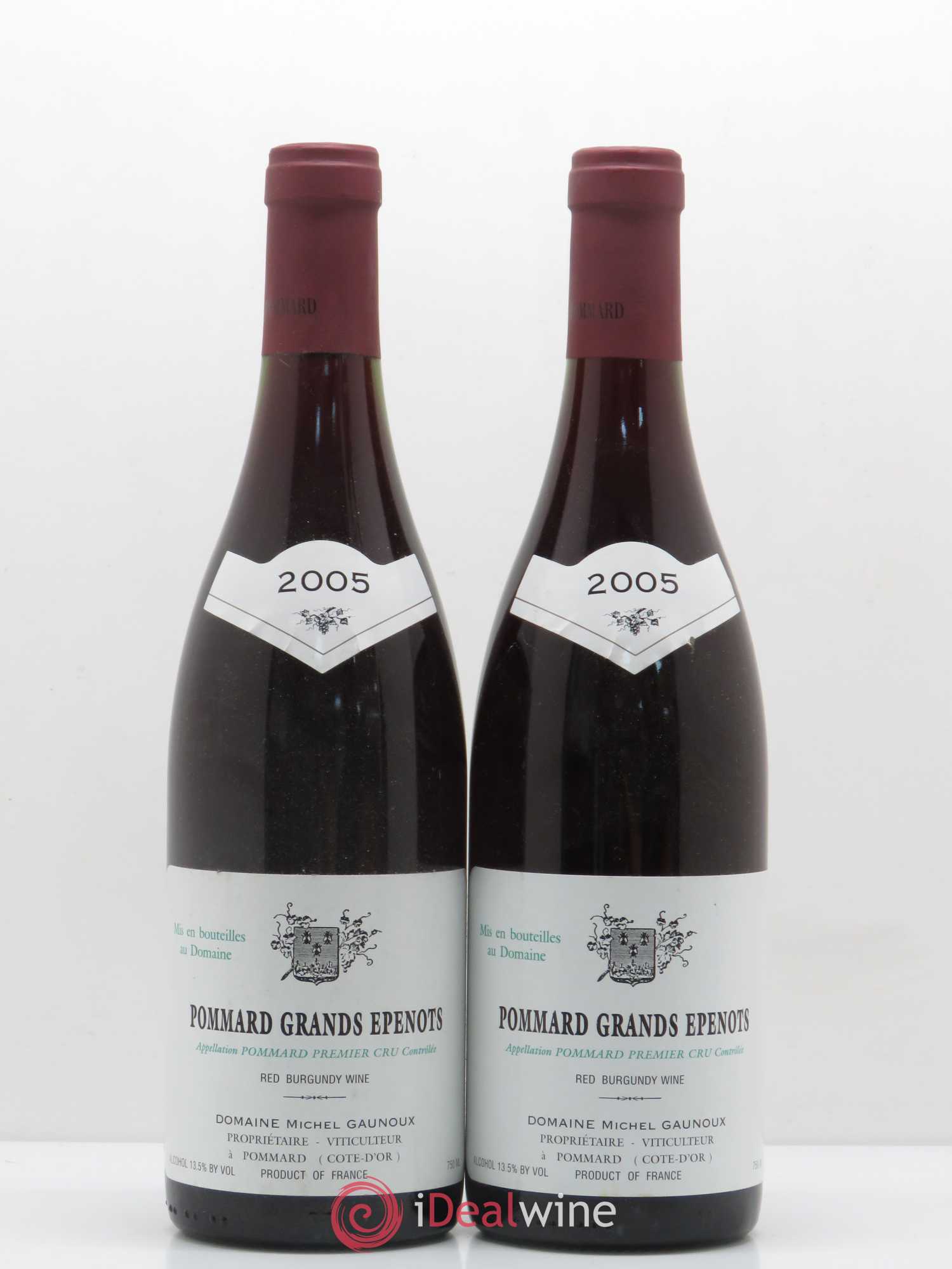 Pommard 1er Cru Grands Epenots Michel Gaunoux 2005 - Lot de 2 bouteilles - 0