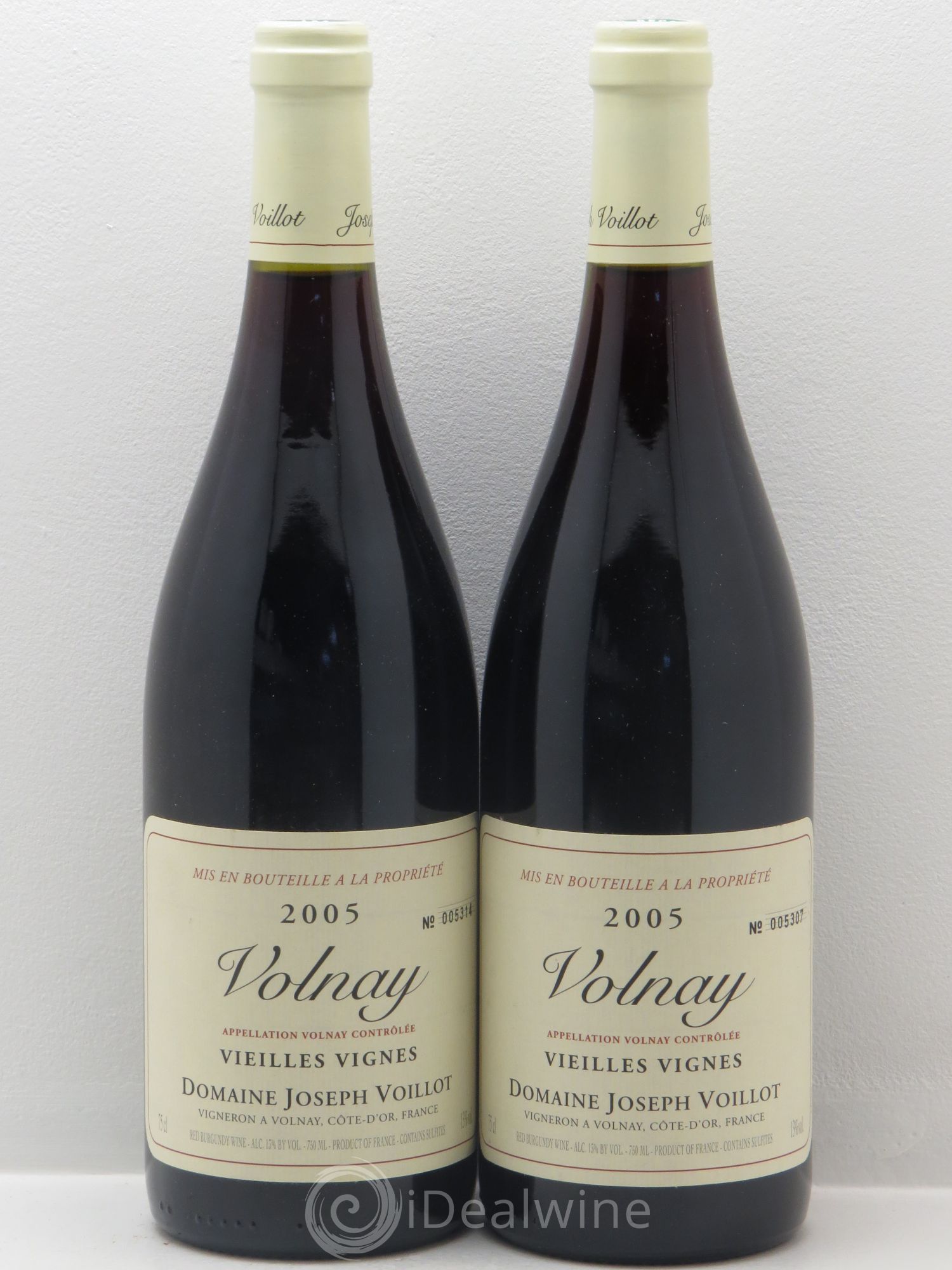 Volnay Vieilles Vignes - Domaine Voillot 2005 - Posten von 2 Flaschen - 0
