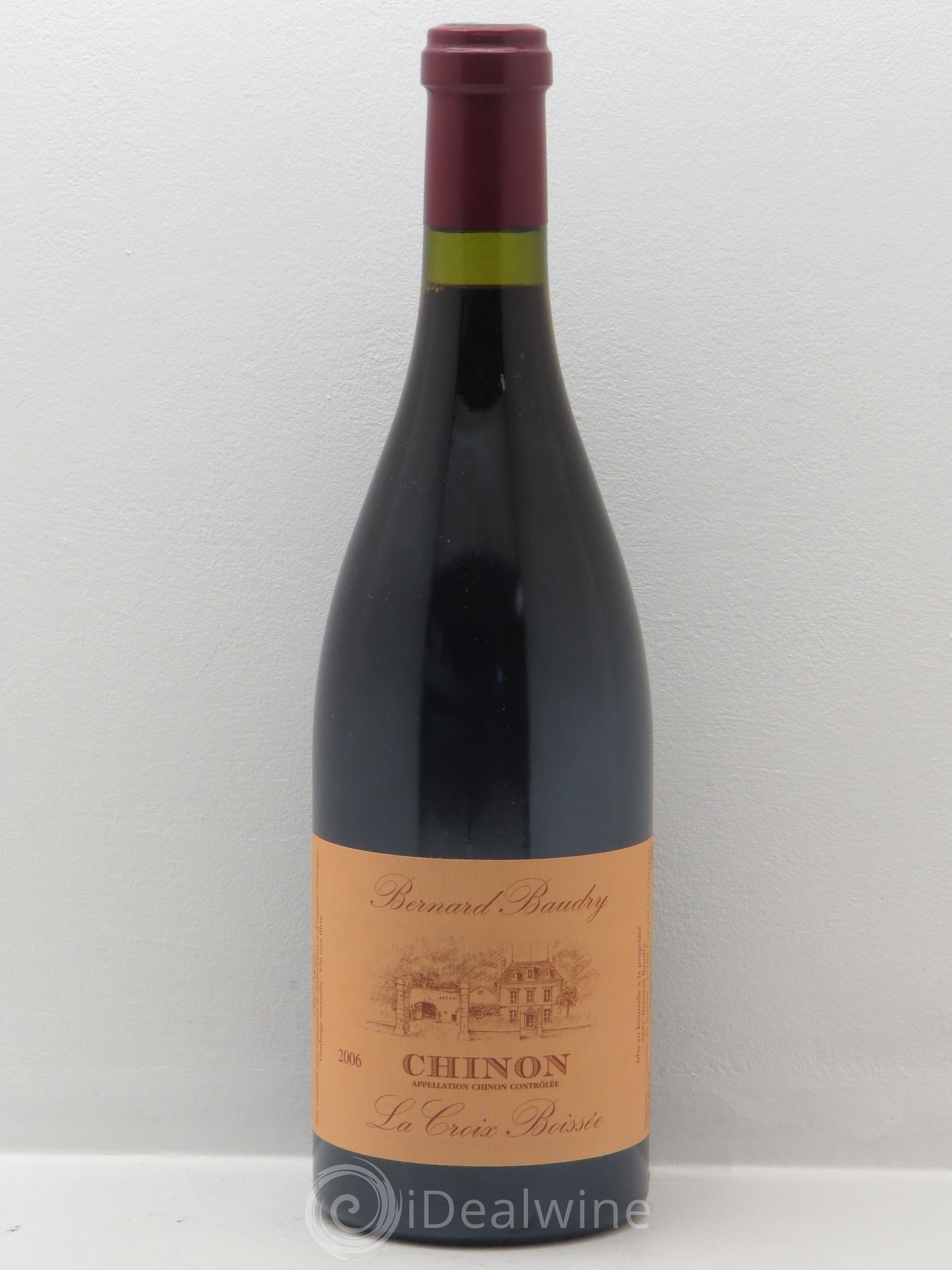Chinon La Croix Boissée Bernard Baudry 2006 - Lot de 6 bouteilles - 0