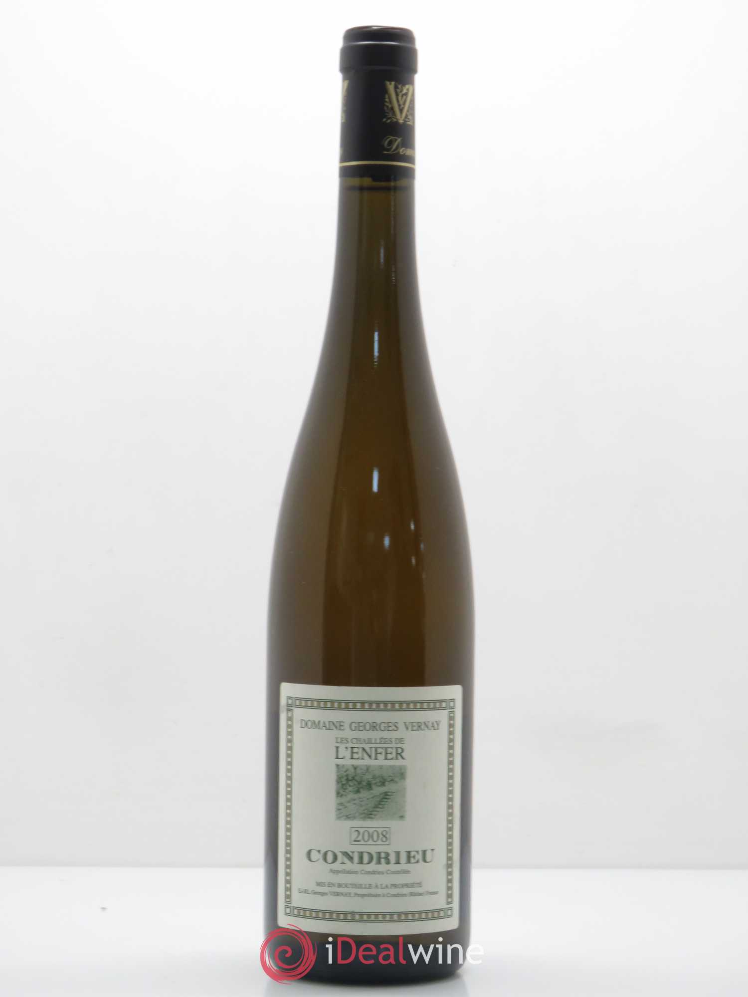 Condrieu Les Chaillées de l'Enfer Georges Vernay 2008 - Lot de 1 bouteille - 0