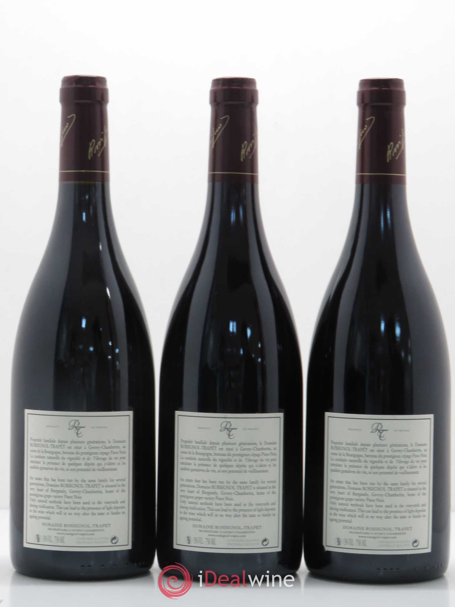 Chambertin Grand Cru Rossignol-Trapet (Domaine) 2006 - Lot de 3 bouteilles - 1