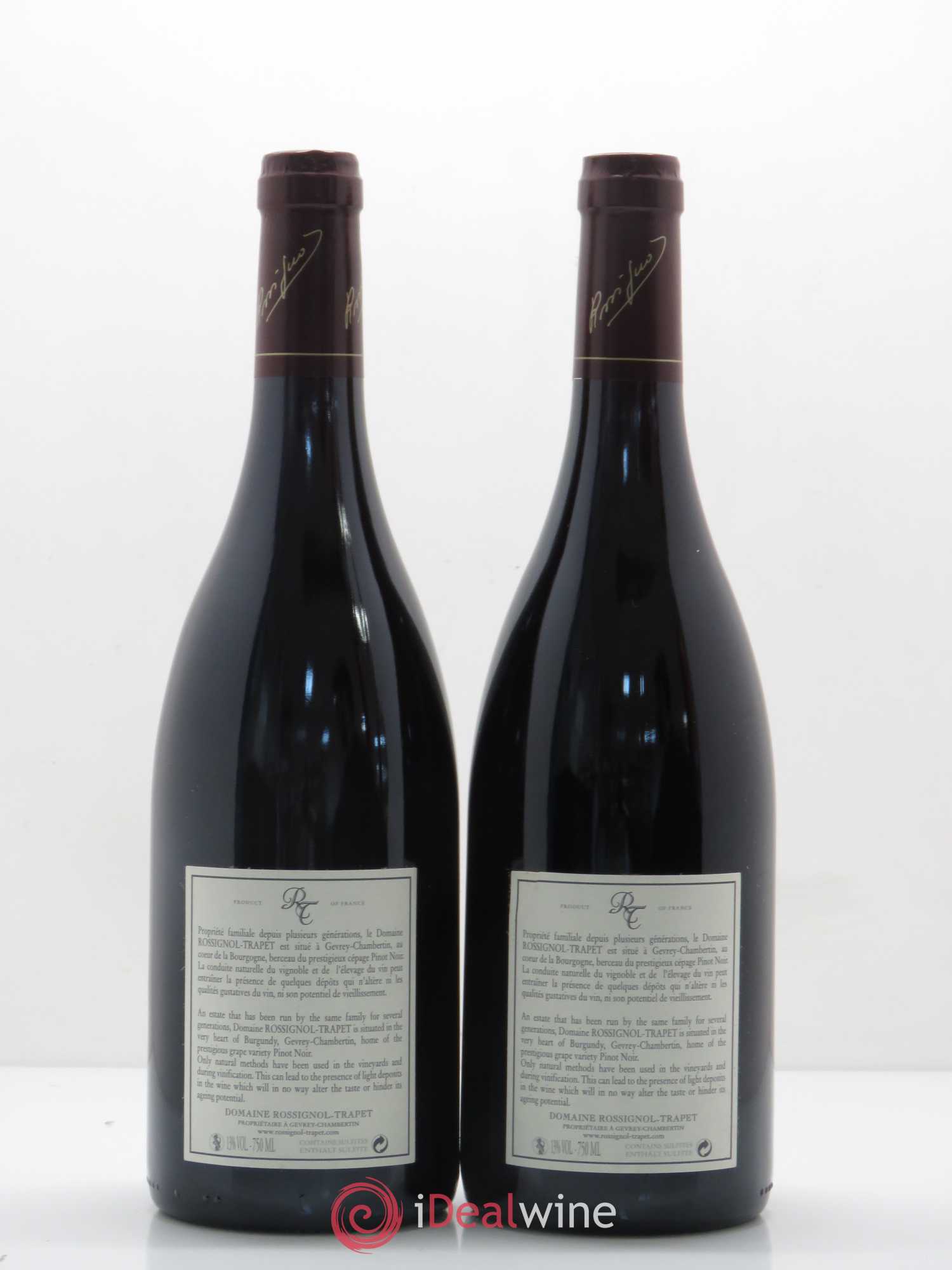 Chambertin Grand Cru Rossignol-Trapet (Domaine) 2006 - Lot de 2 bouteilles - 1