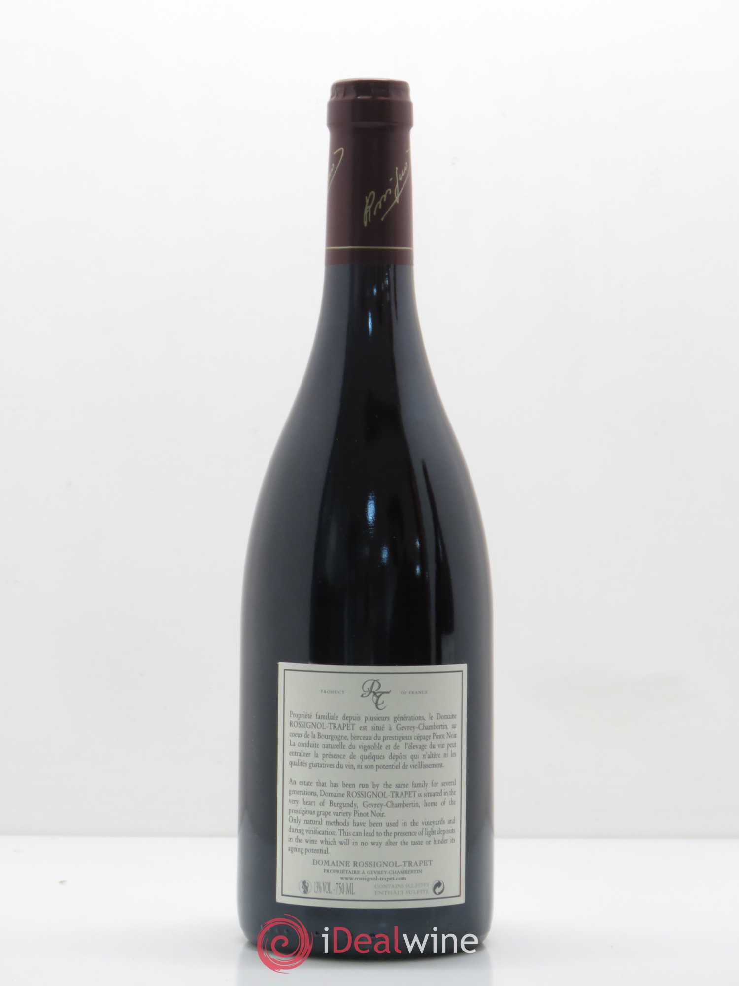 Chambertin Grand Cru Rossignol-Trapet (Domaine) 2006 - Lot de 1 bouteille - 1