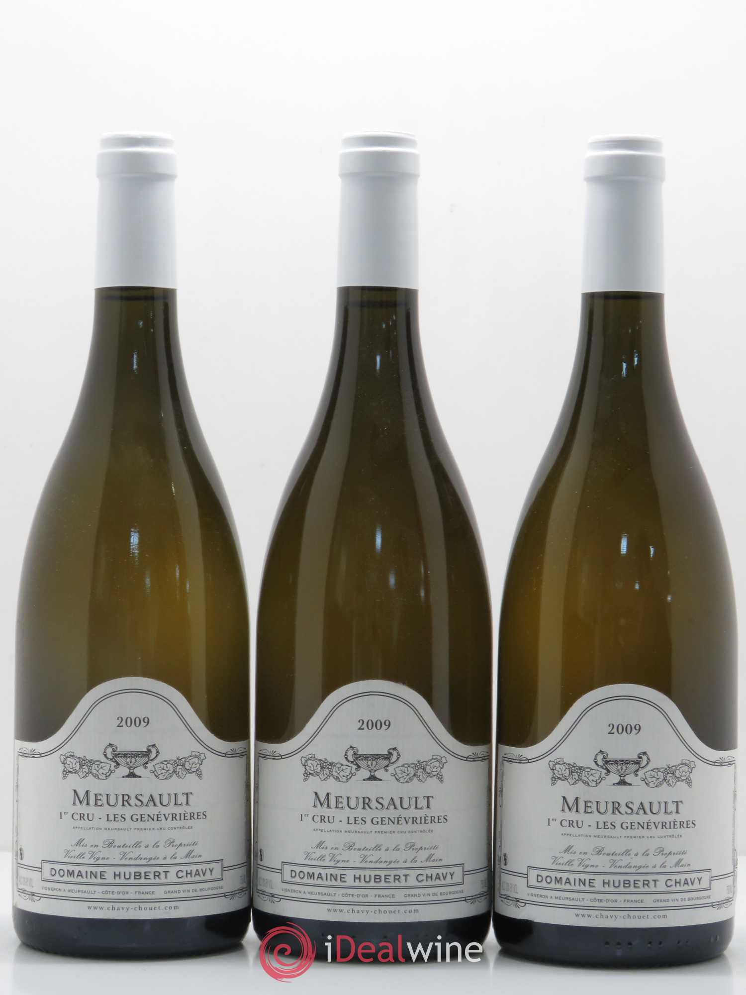 Meursault 1er Cru Les Genevrières Chavy-Chouet 2009 - Lot de 3 bouteilles - 0