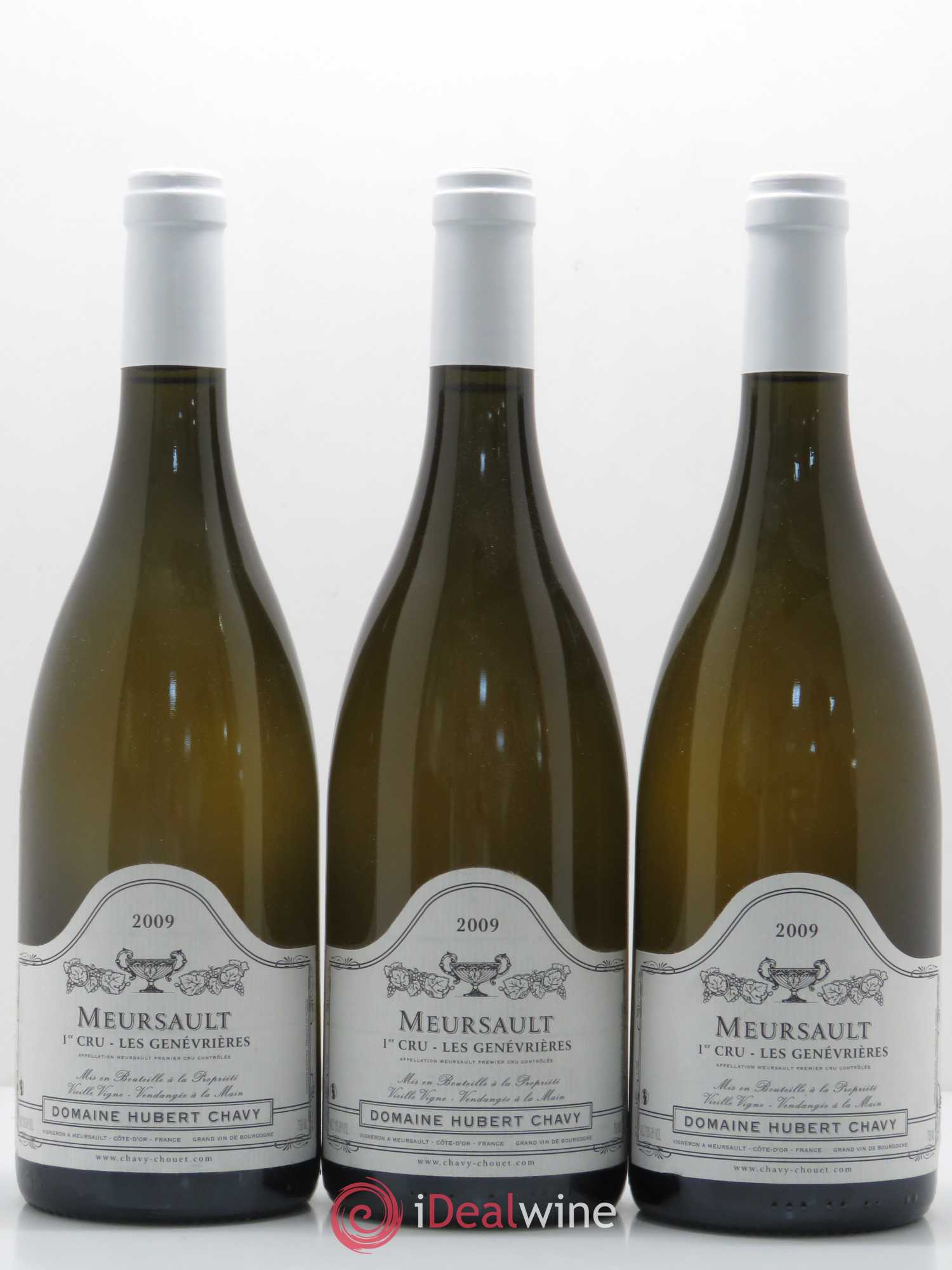 Meursault 1er Cru Les Genevrières Chavy-Chouet 2009 - Lot de 3 bouteilles - 0