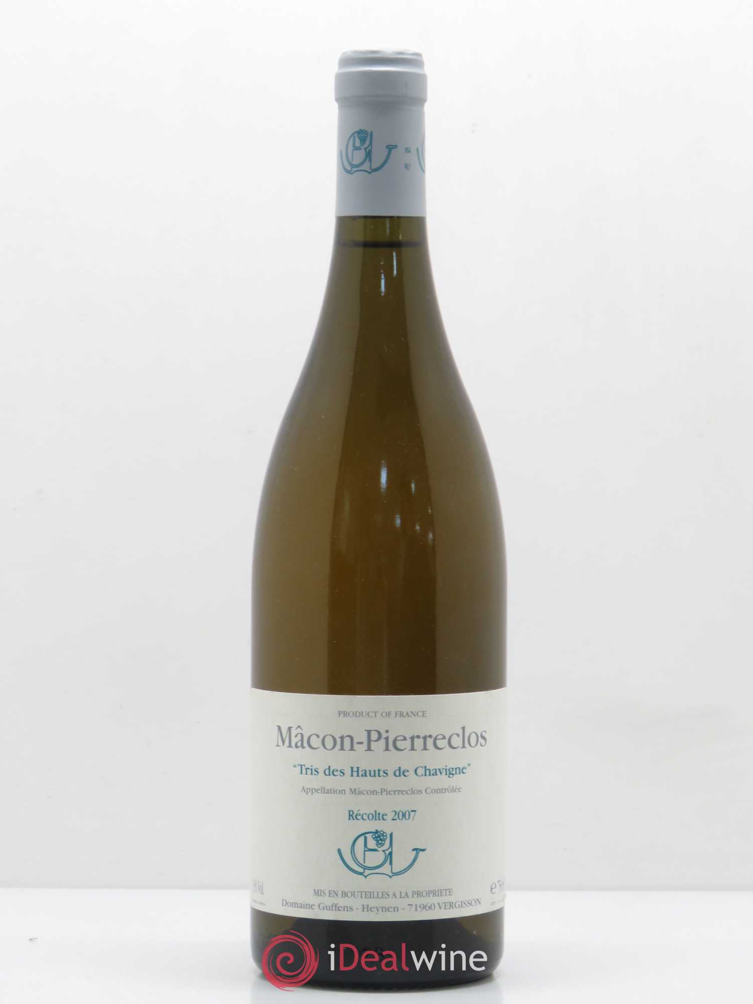 Mâcon-Pierreclos Tri de Chavigne Guffens-Heynen Tri des Hauts de Chavigne 2007 - Posten von 1 Flasche - 0