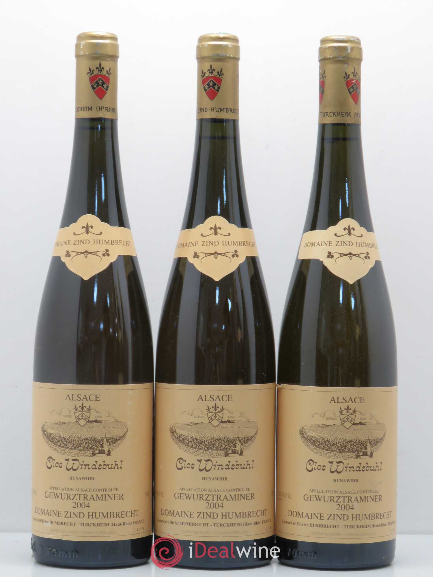 Alsace Gewurztraminer Clos Windsbuhl Zind-Humbrecht (Domaine) 2004 - Lot de 6 bouteilles - 2