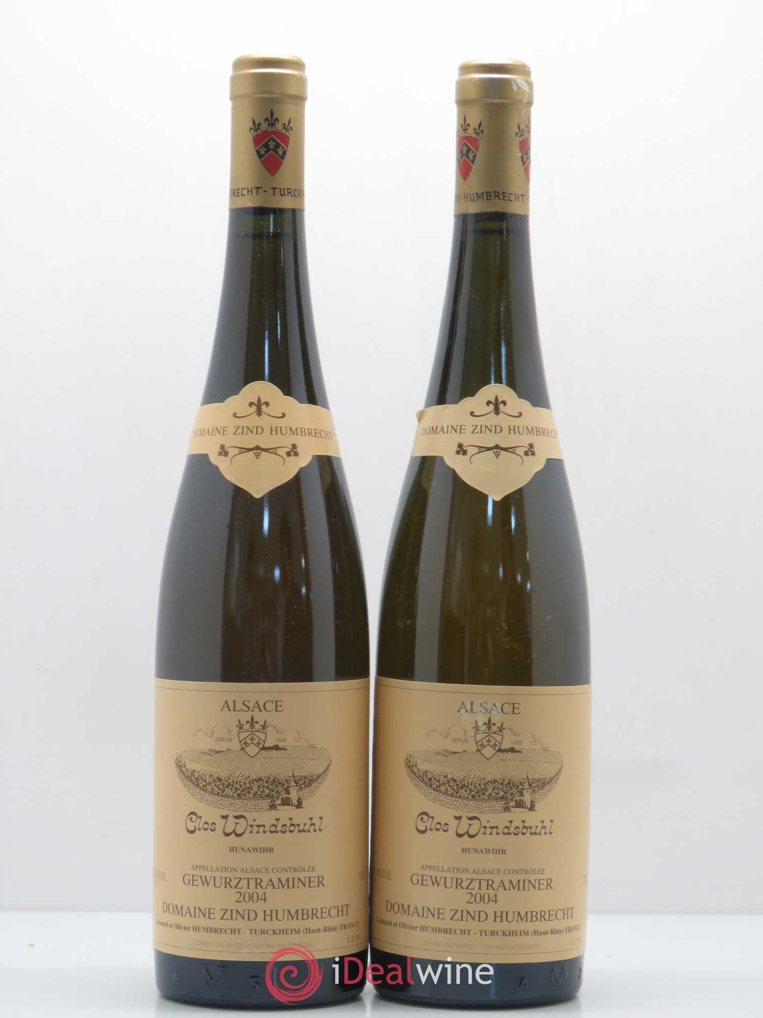Alsace Gewurztraminer Clos Windsbuhl Zind-Humbrecht (Domaine) 2004 - Lot de 2 bouteilles - 0
