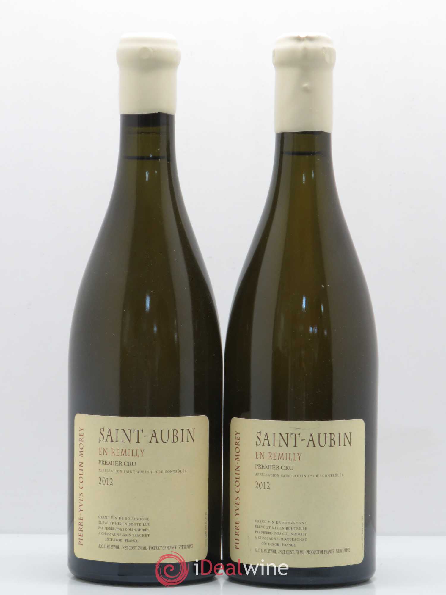 Saint-Aubin 1er Cru En Remilly Pierre-Yves Colin Morey 2012 - Lot de 2 bouteilles - 0