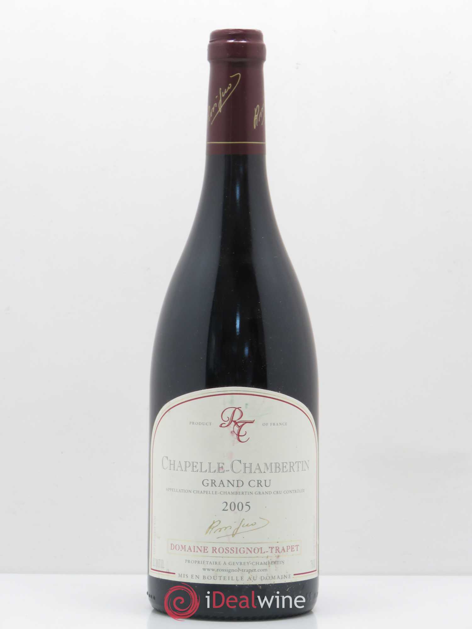 Chapelle-Chambertin Grand Cru Rossignol-Trapet (Domaine) 2005 - Lot de 1 bouteille - 0