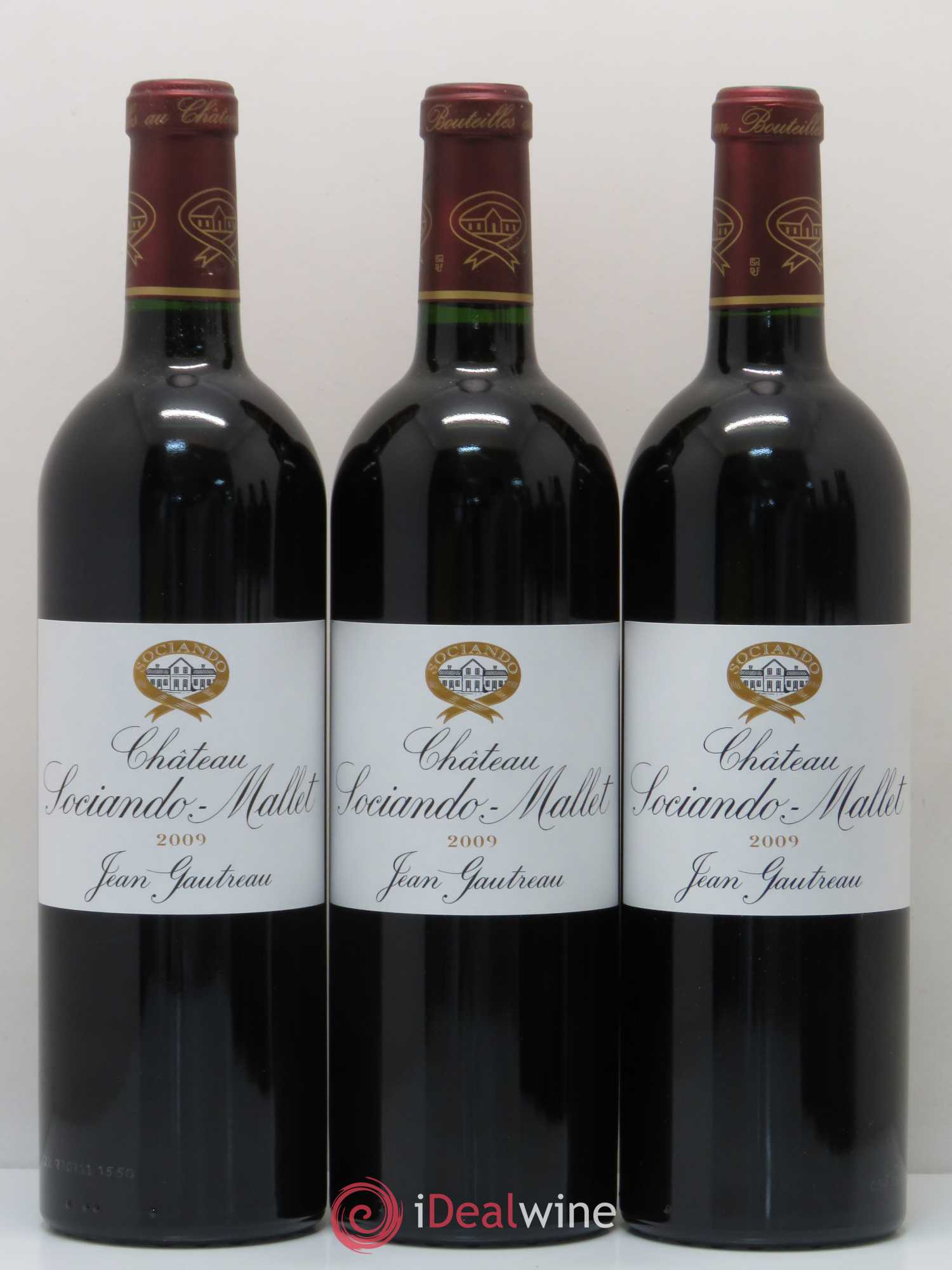 Château Sociando Mallet 2009 - Lot de 6 bouteilles - 1
