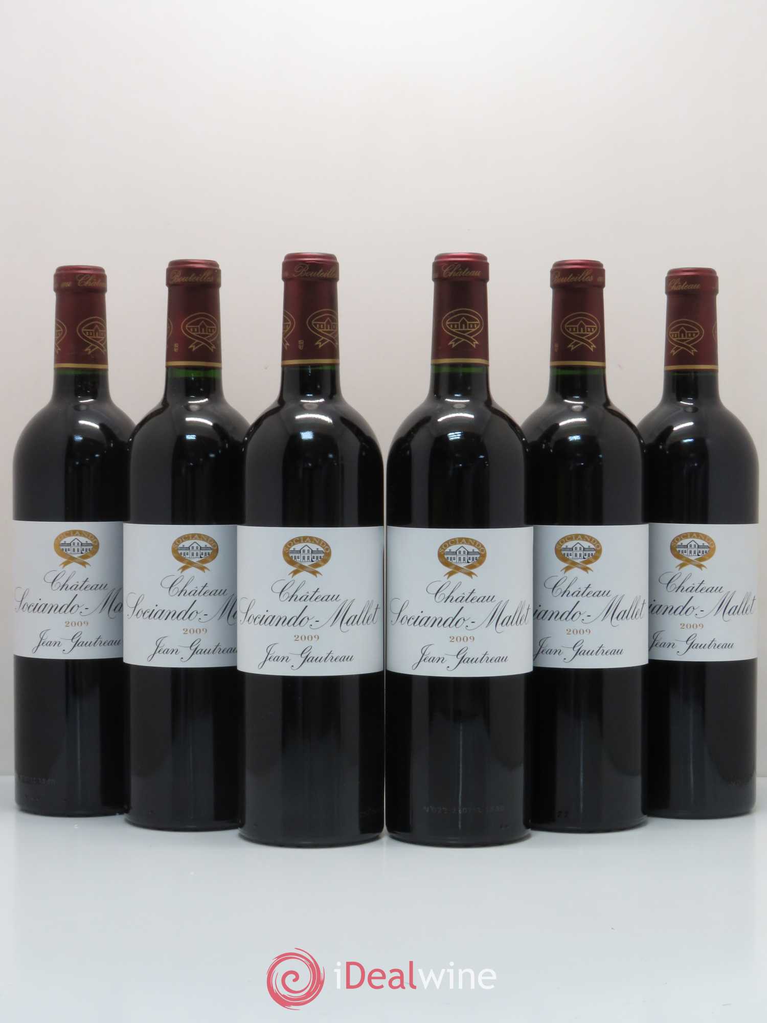 Château Sociando Mallet 2009 - Lot de 6 bouteilles - 0