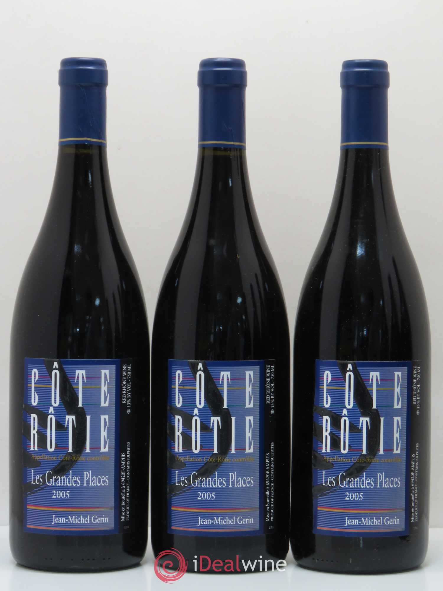 Côte-Rôtie Les Grandes Places Jean-Michel Gerin 2005 - Lot de 6 bouteilles - 1