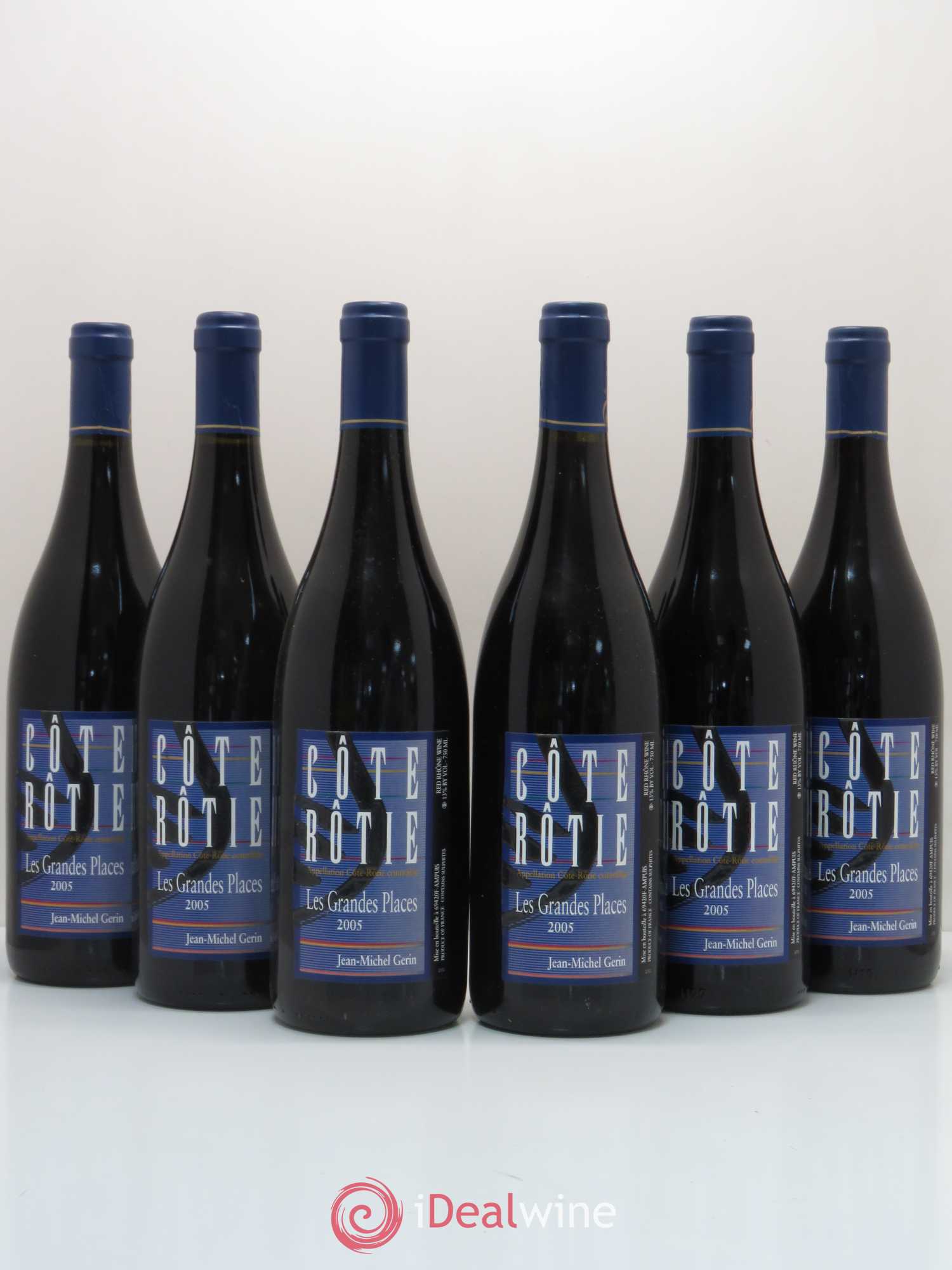 Côte-Rôtie Les Grandes Places Jean-Michel Gerin 2005 - Lot de 6 bouteilles - 0