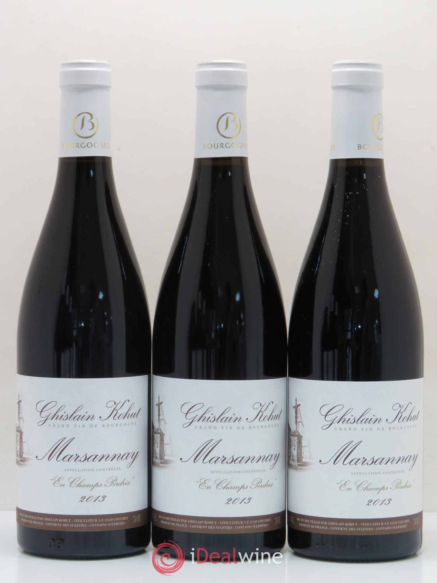 Marsannay En Champs Perdrix Ghislain Kohut 2013 - Posten von 6 Flaschen - 2