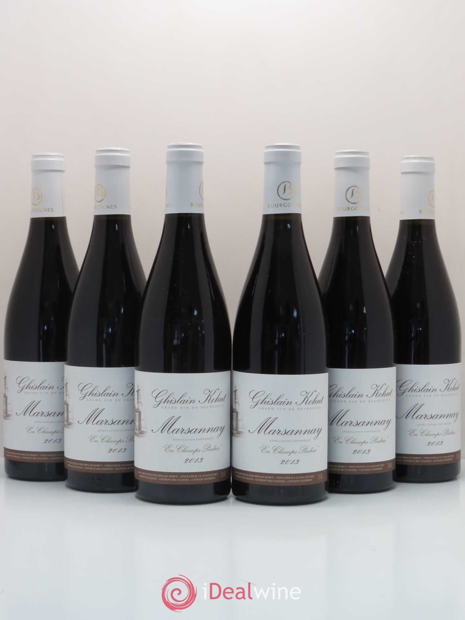 Marsannay En Champs Perdrix Ghislain Kohut 2013 - Posten von 6 Flaschen - 0