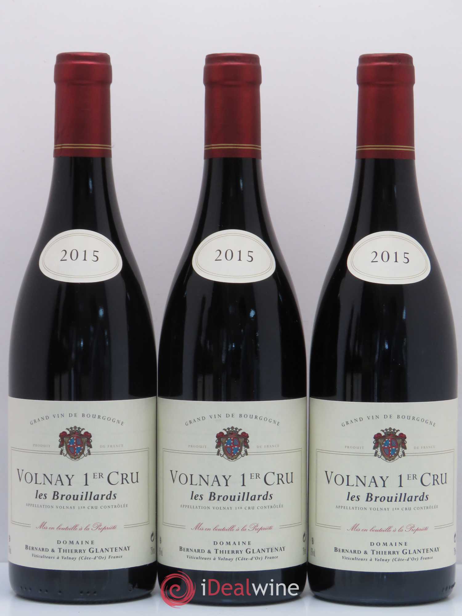 Volnay 1er Cru Les Brouillards Bernard et Thierry Glantenay (Domaine) 2015 - Lot de 6 bouteilles - 2