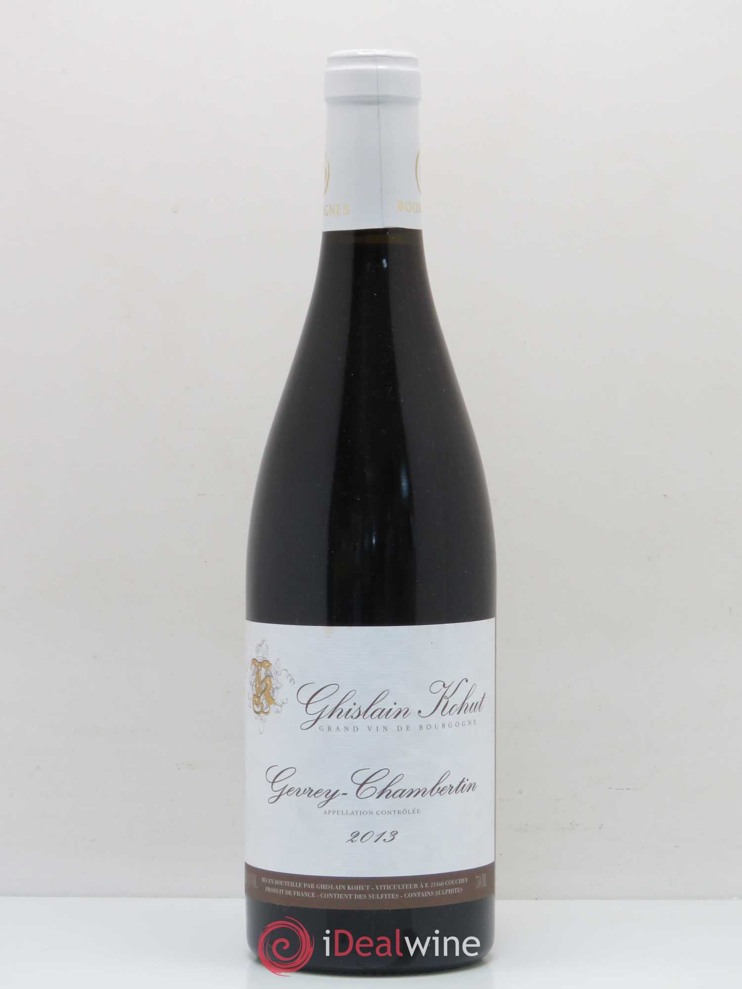 Gevrey-Chambertin Ghislain Kohut 2013 - Lot de 1 bouteille - 0